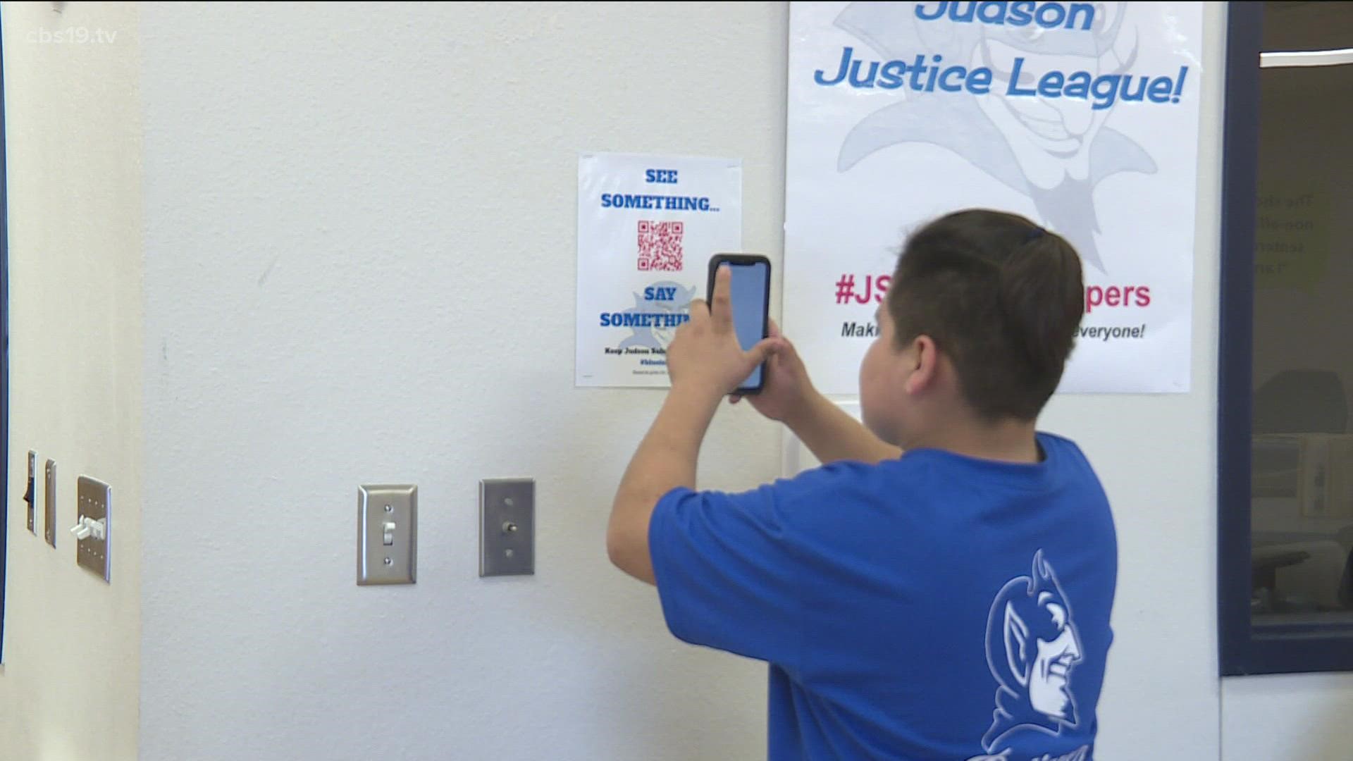 Judson STEAM Academy creates Judson Justice League, a student-involved initiative, and a QR code to combat viral tik tok trend.