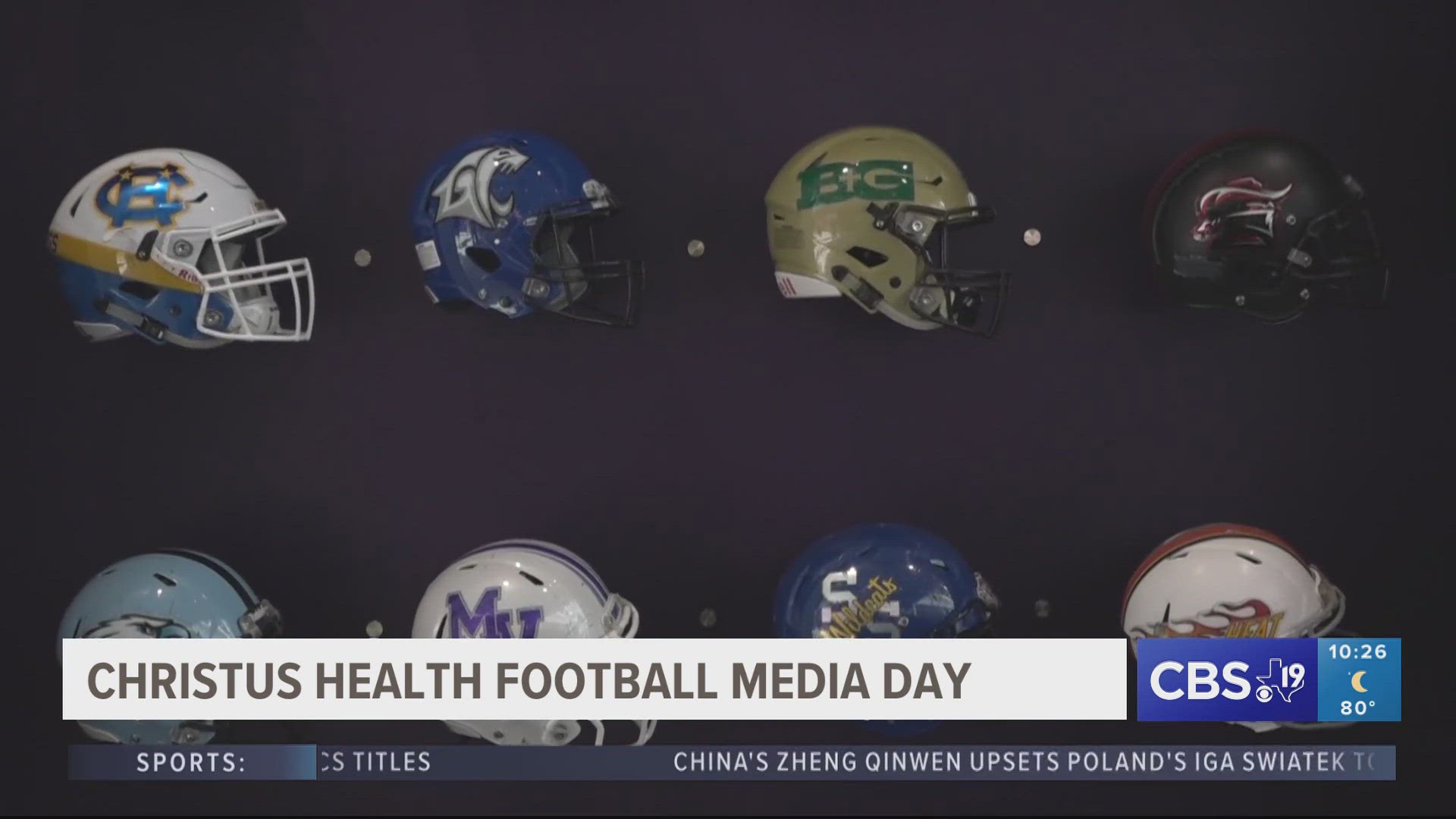 As the fall sports quickly approach, CHRISTUS Health held their annual media day.