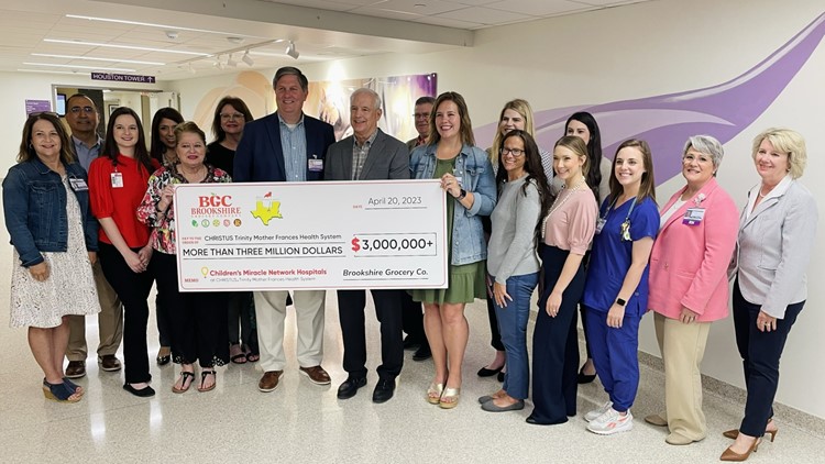 Brookshire's honored by Christus for 35 years of partnership with Children's Miracle Network