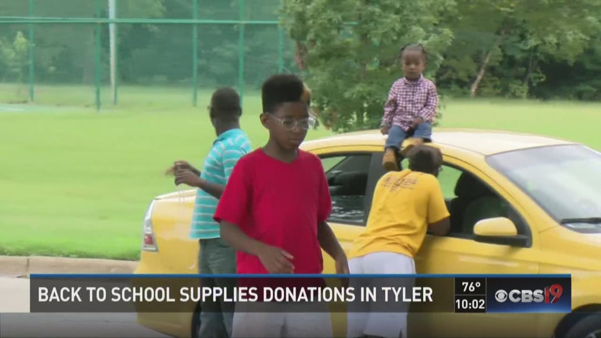 A community drive was held at Woldert Park on August 21 for donated school supplies