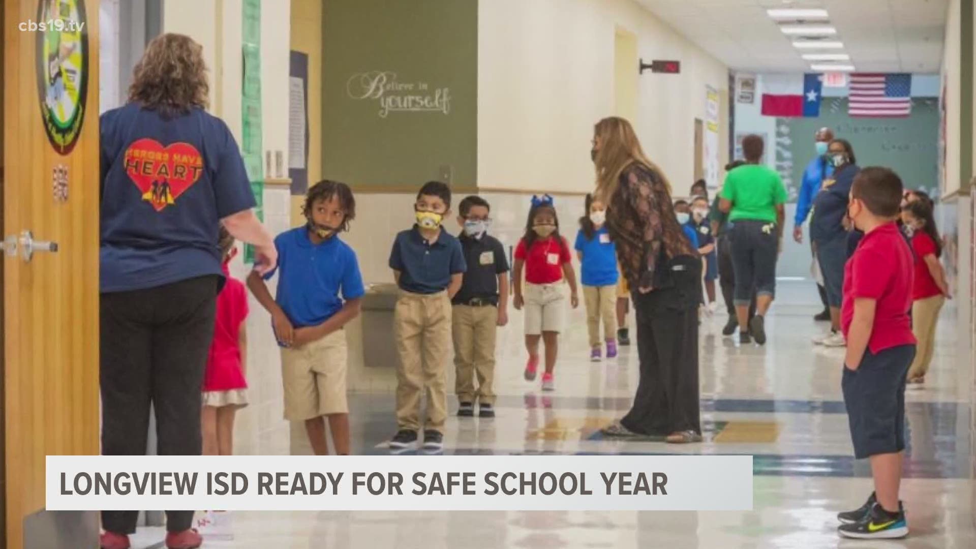 Longview ISD is ready to tackle the new school year mid a pandemic. The district is enforcing masks, social distancing and has added hand washing stations.