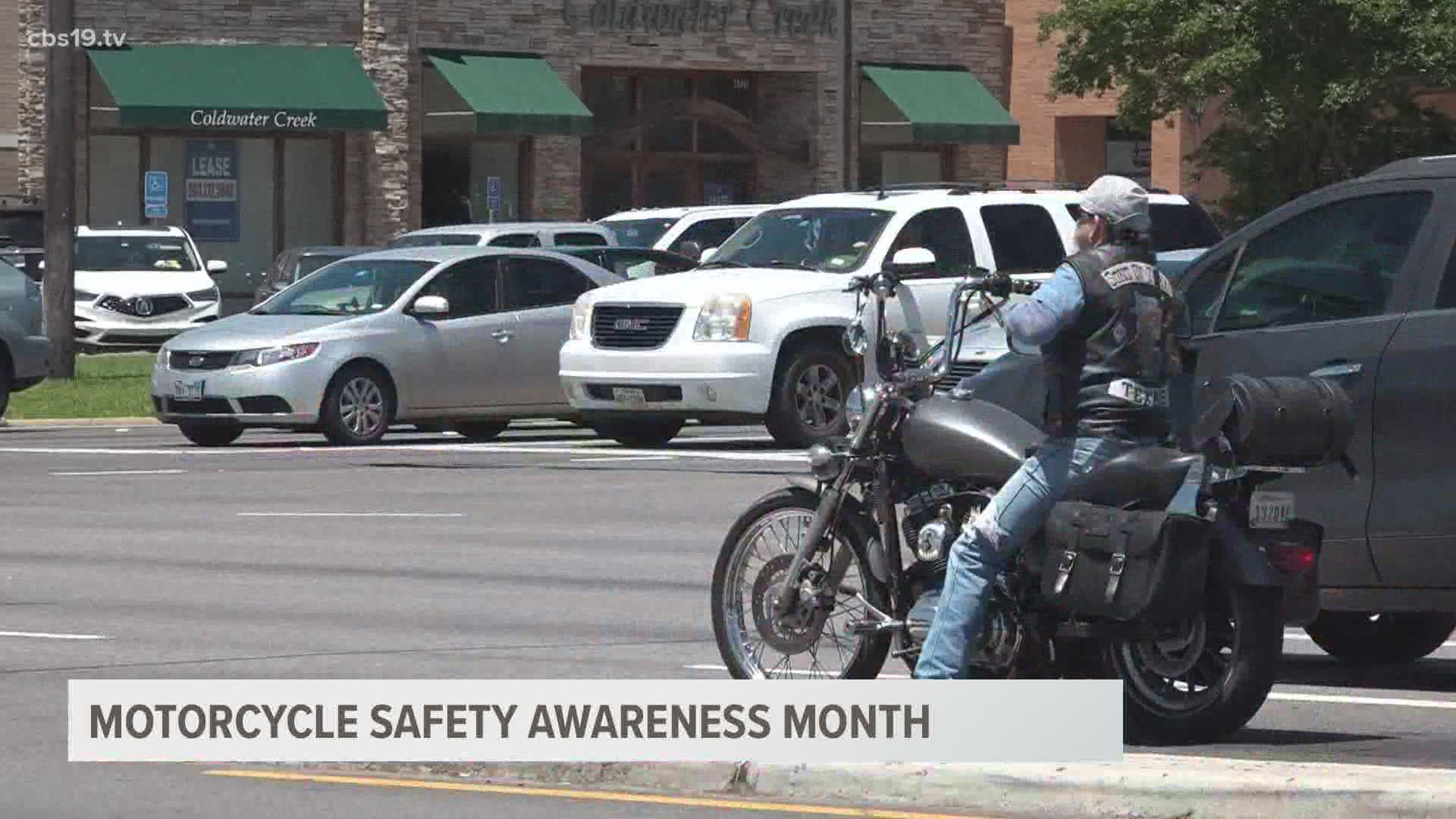TxDOT is launching its "Share the Road: Look Twice for Motorcycles" campaign to call attention to the safety precautions motorists can take to protect motorcyclists.