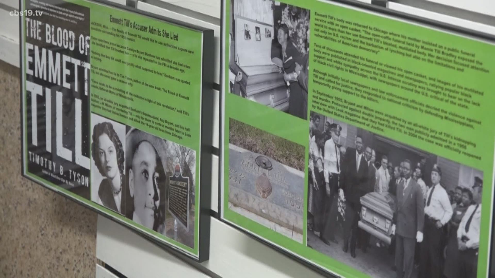 The Tyler African American Museum is showcasing photos and memorabilia of Emmett Till after the 63-year-old case reopens. 