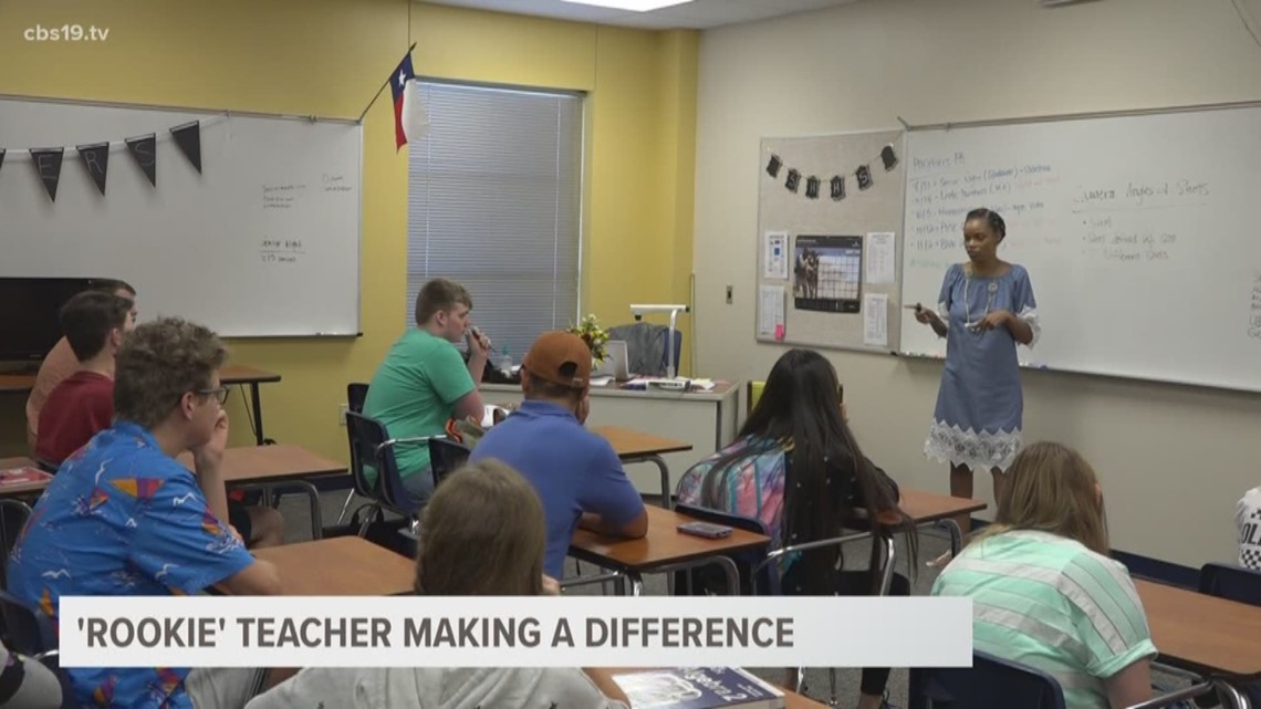 'Rookie' teacher making a difference