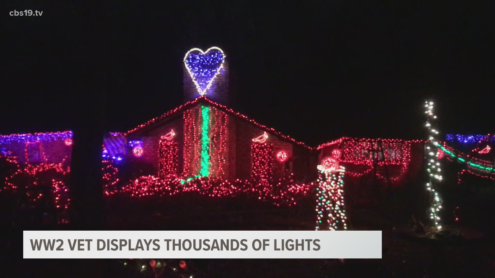 Forecasy Yantis Texas Christmas 2022 East Texas Wwii Veteran's Annual Christmas Lights Bring Smiles | Cbs19.Tv