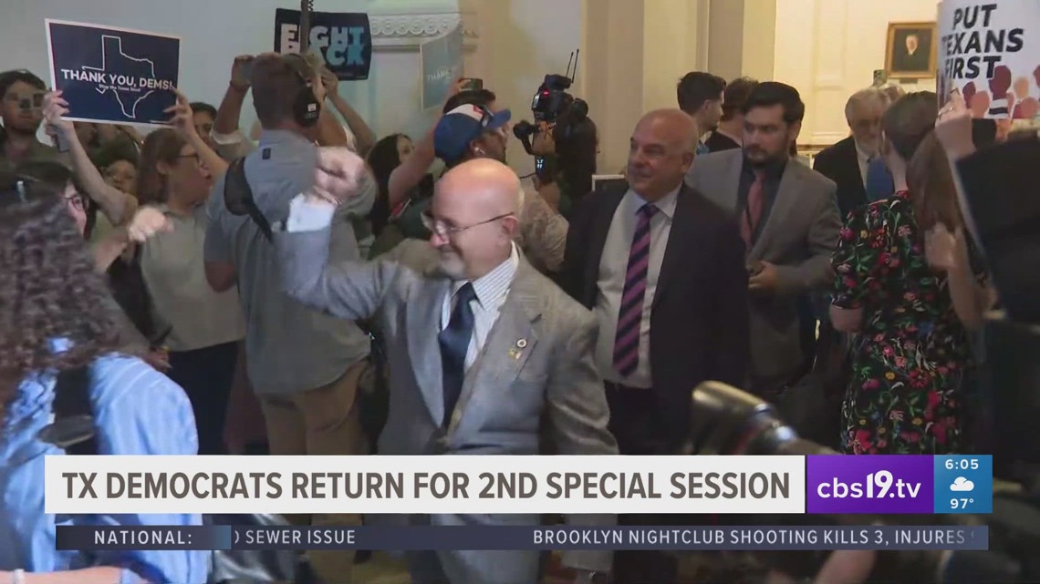 Texas democrats return to Austin from Chicago for 2nd special session ...