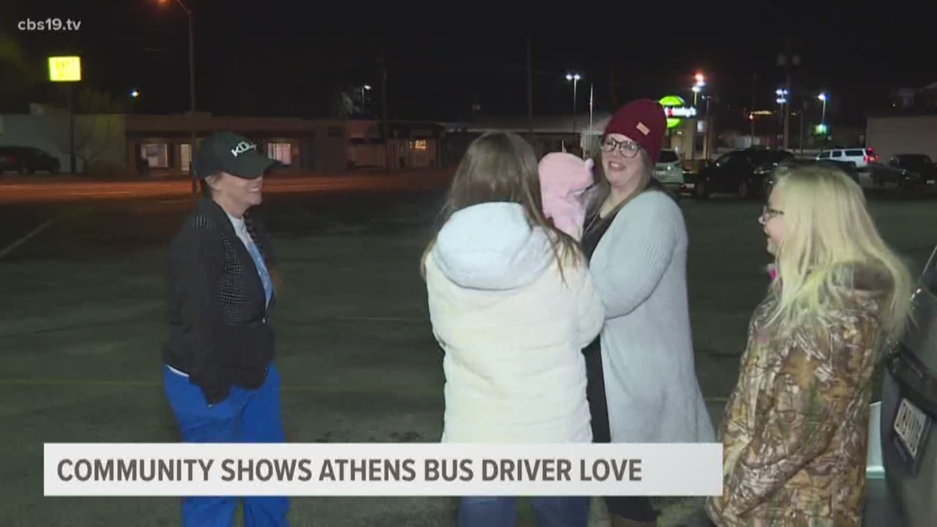 The Athens community is rallying together to show understanding and compassion to John Stevens, the bus driver of the bus, train accident.