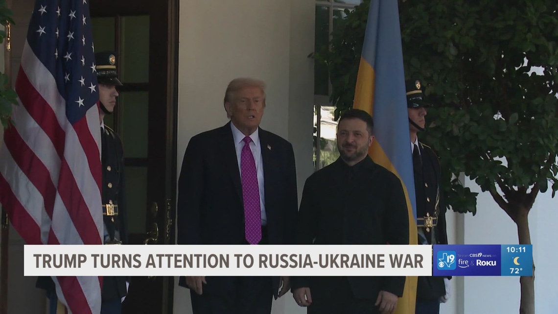 President Trump turns attention to Russia-Ukraine war