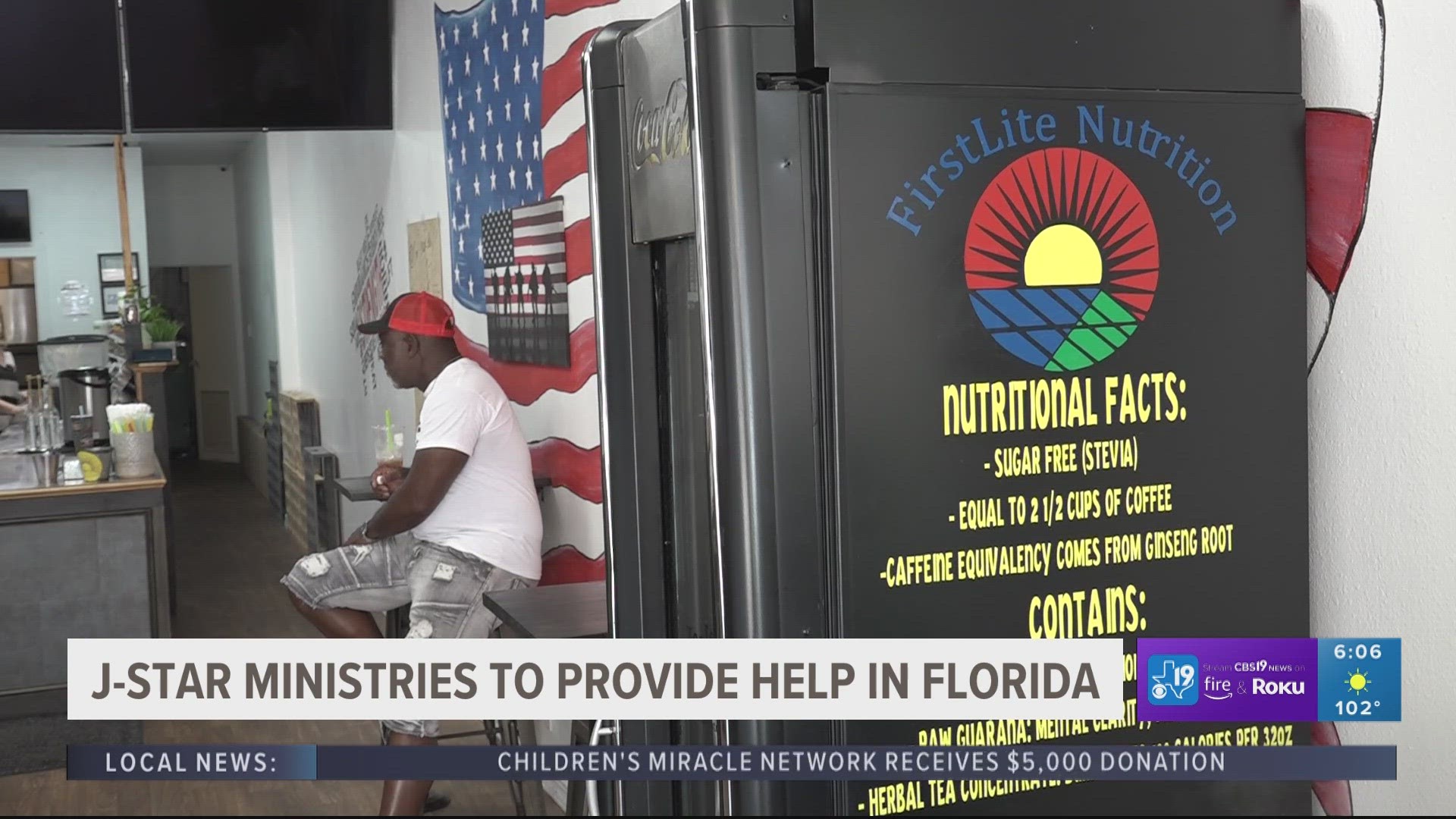 Patrick Johnson, the founder of J-Star Ministries, is collecting water, food items, and cleaning supplies to help those affected by the storm.