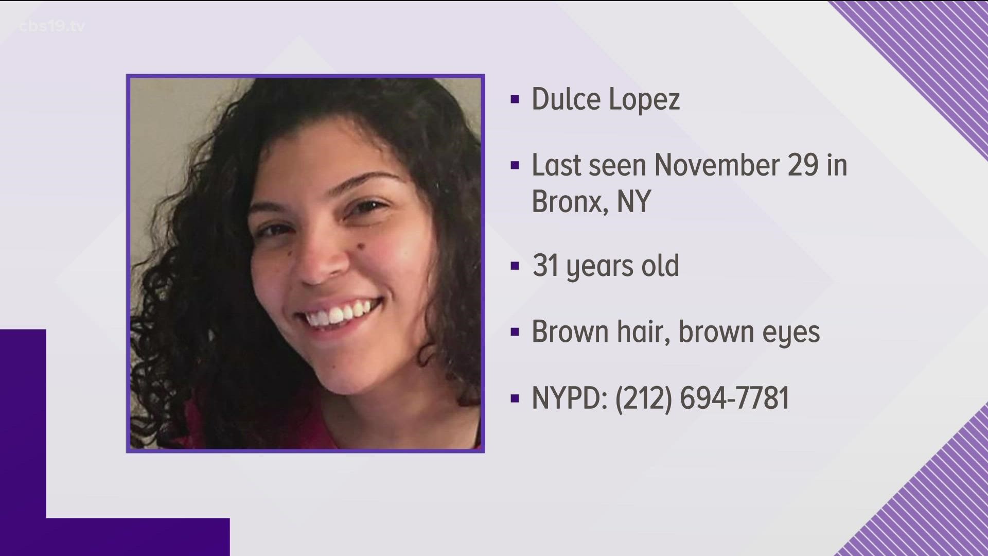 Dulce Lopez was reported missing in November
