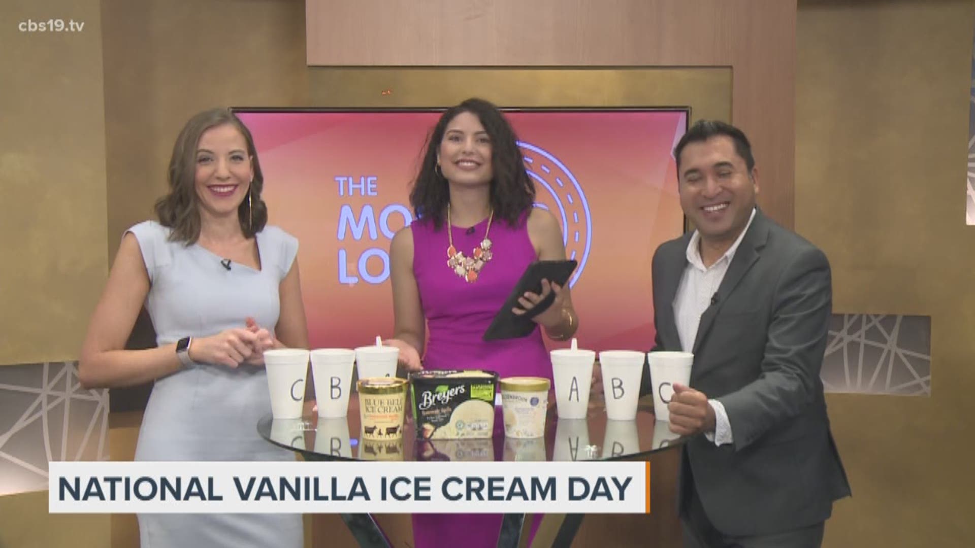 Gaby joins the Morning Loop team for a National Vanilla Ice Cream Day taste test!