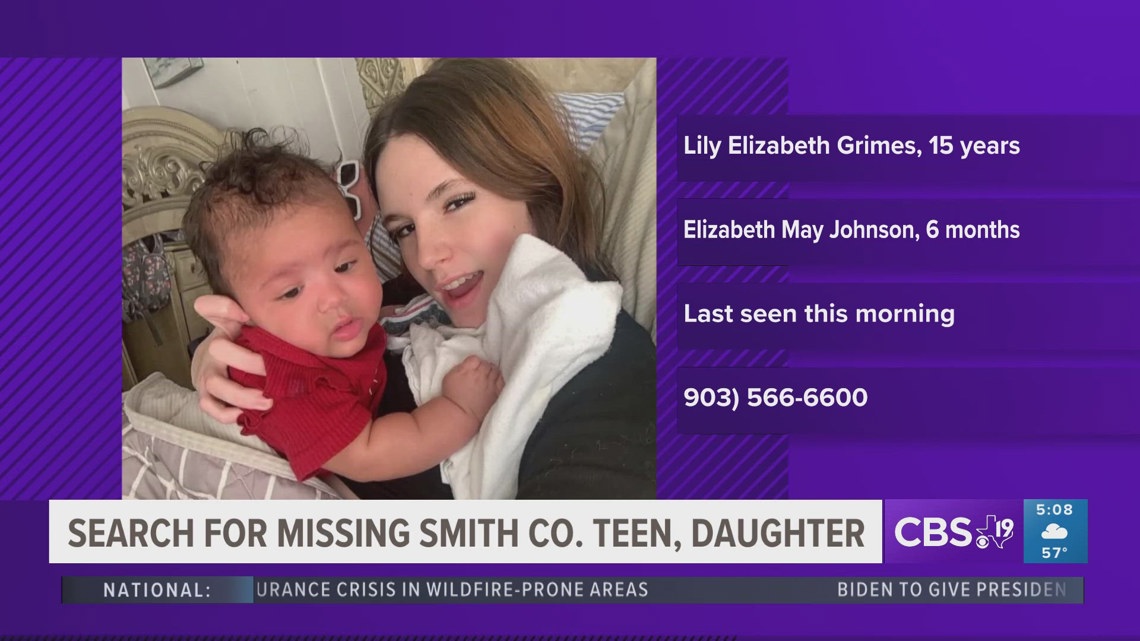 Smith County Sheriff's Office searching for missing teen, daughter | cbs19.tv