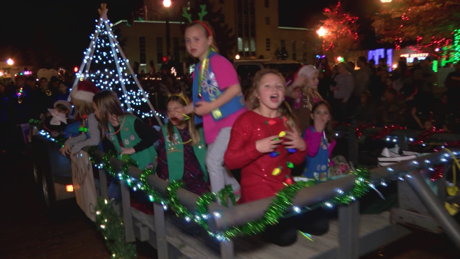 See the sights, sounds, and people at the 2018 Tyler, Texas Christmas Parade.