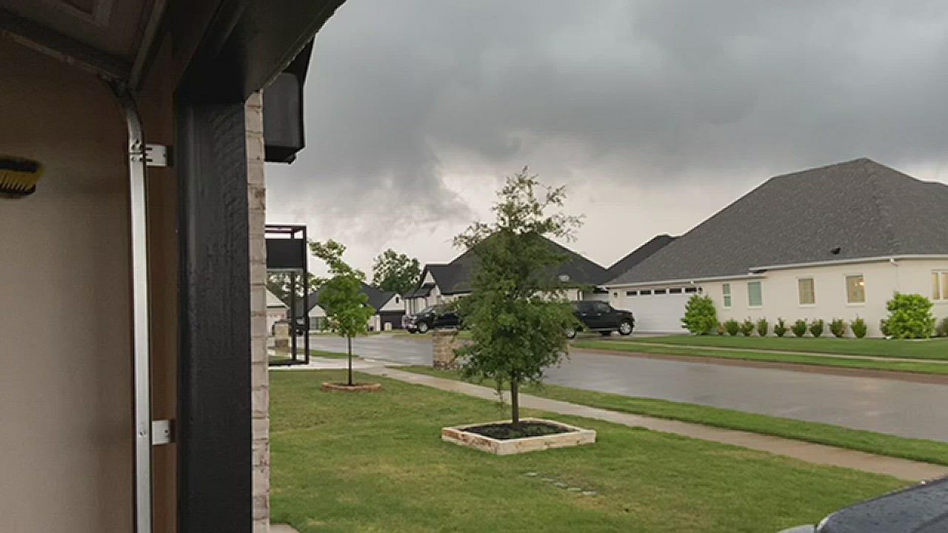 This video was taken from a neighborhood off Old Jacksonville Highway in Tyler.