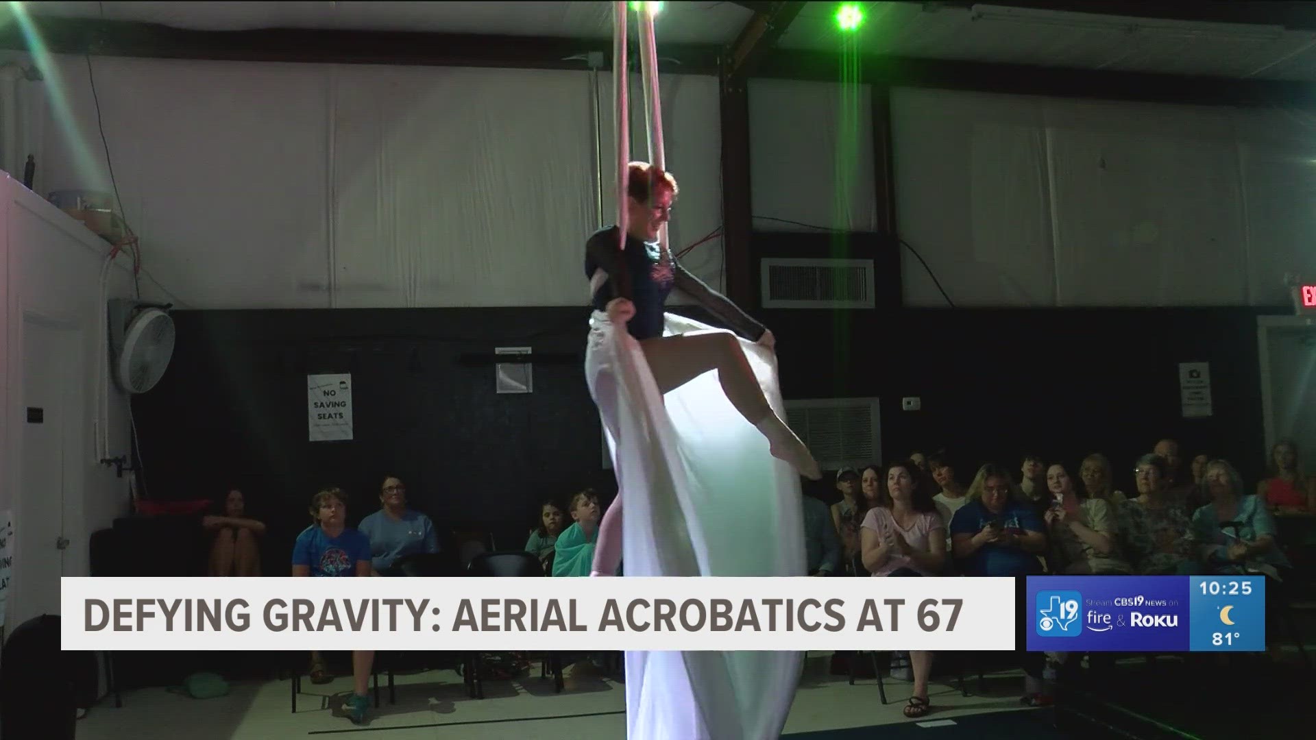 Regina Money picked up aerial lessons just before her 60th birthday, now she's set to compete on the National stage at 67.