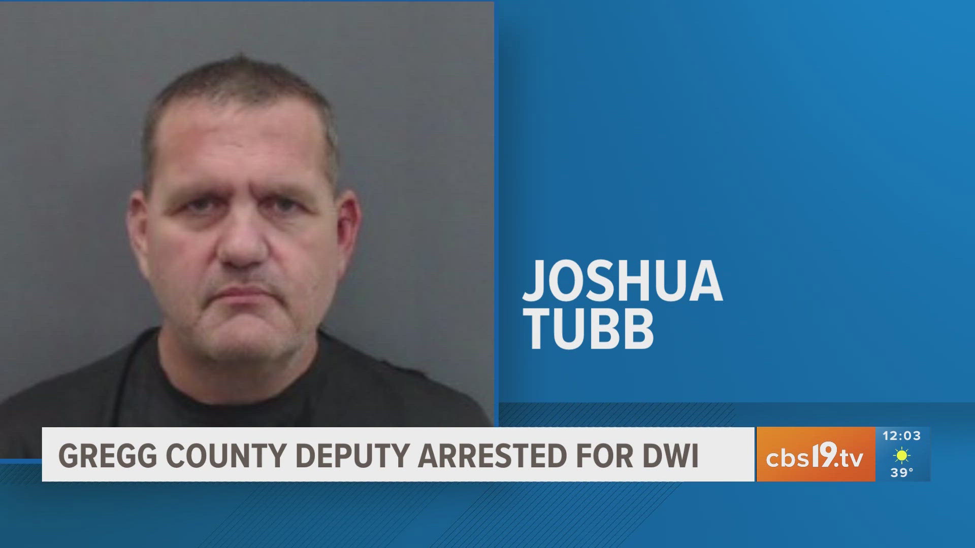 Gregg County deputy resigns after DWI arrest | cbs19.tv