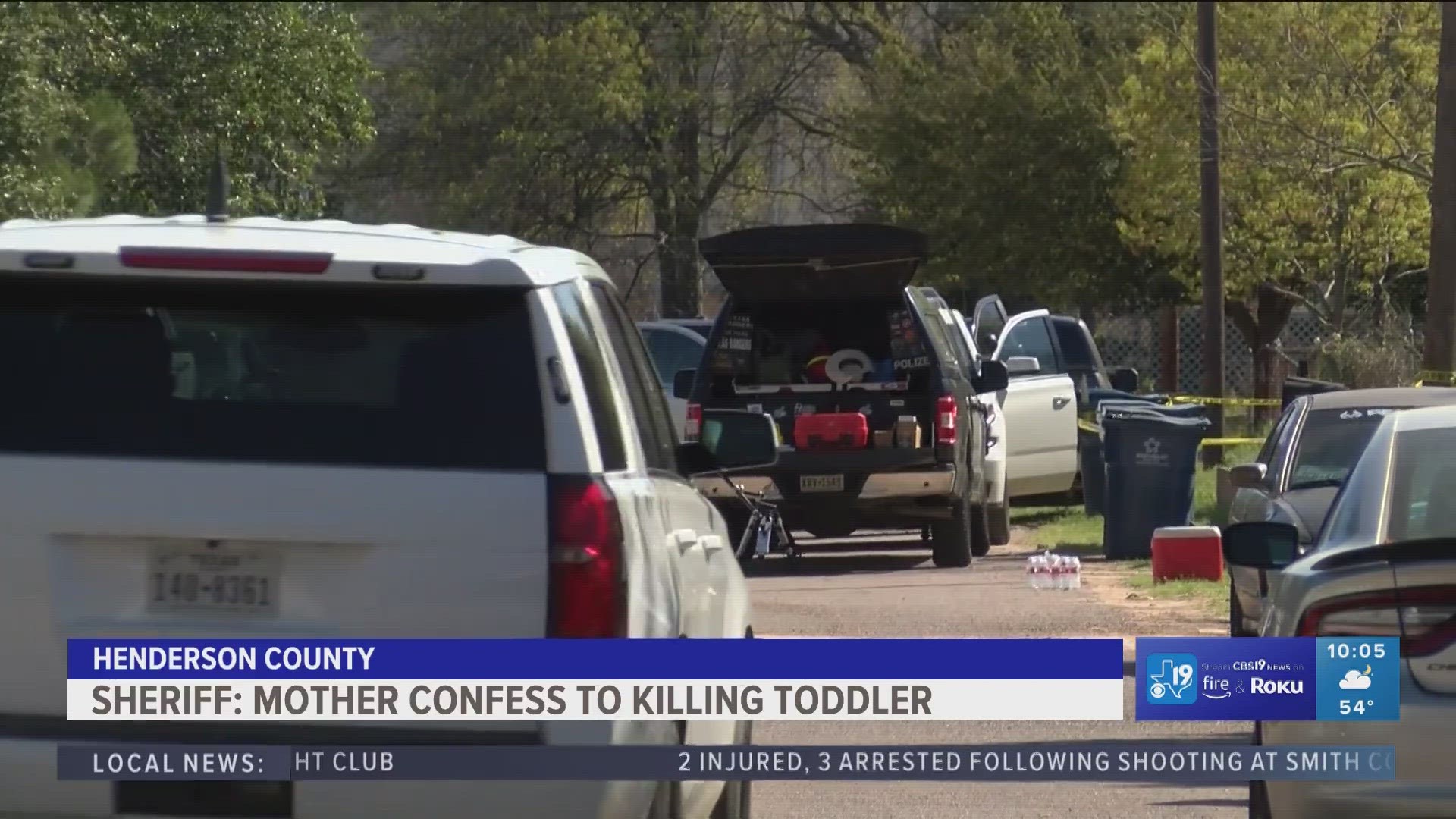 Officials say the initial investigation indicates the child was killed with an "edged weapon."