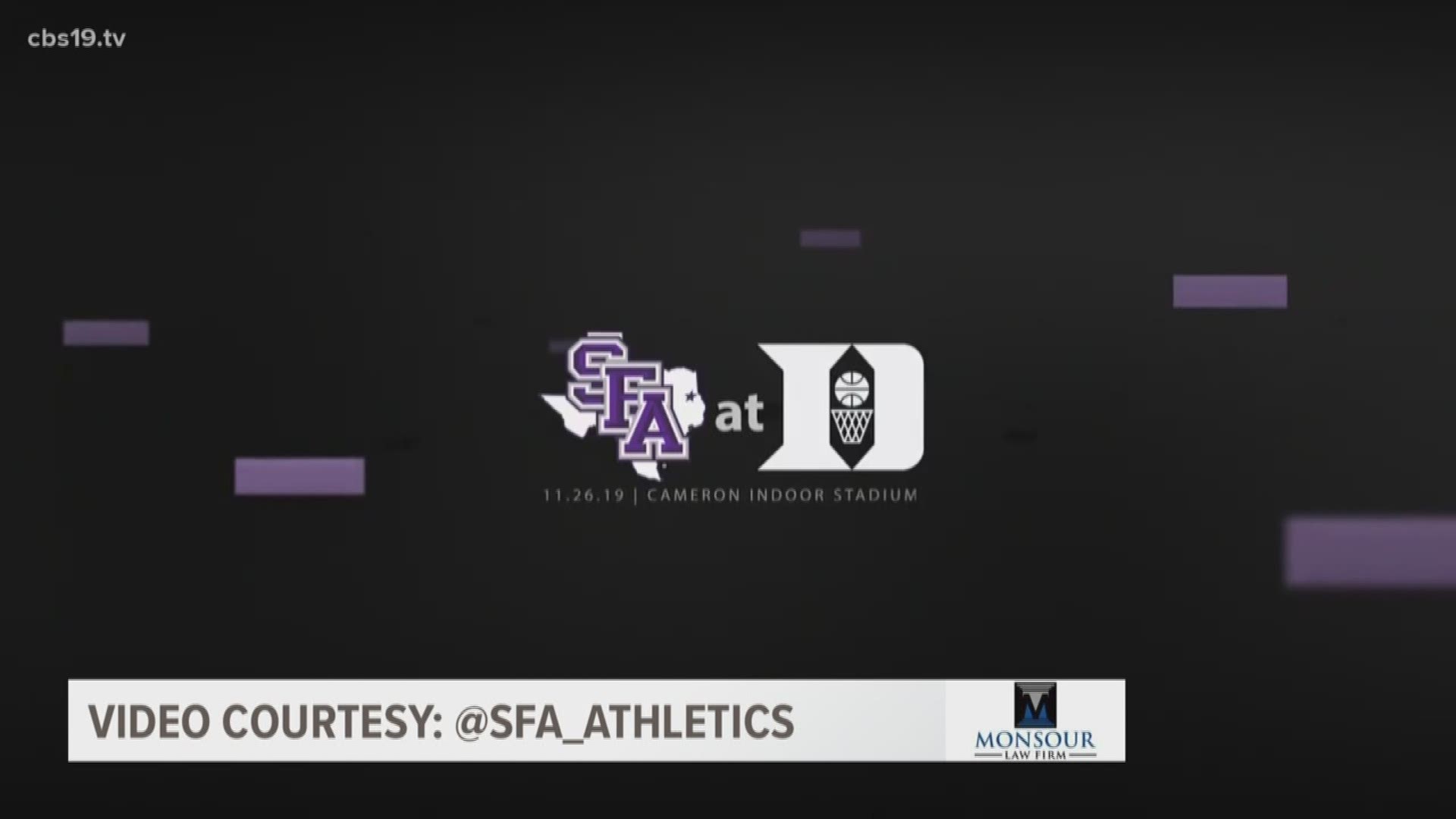 A time and television network for SFA's first matchup against the five-time national champions has yet to be announced.