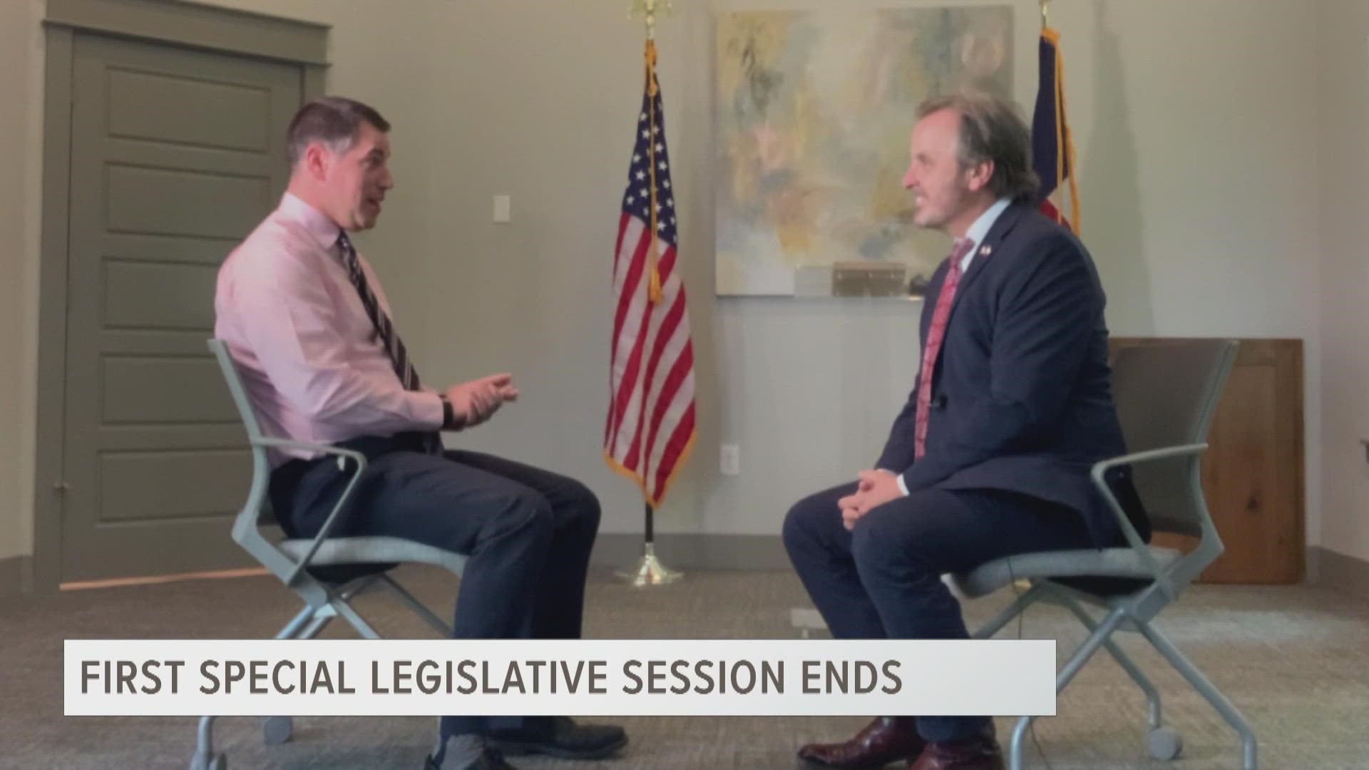 Sen. Hughes (R-Mineola) talks about how his election bill fits into the second special legislative session, the "heartbeat bill" he got passed into law, and more