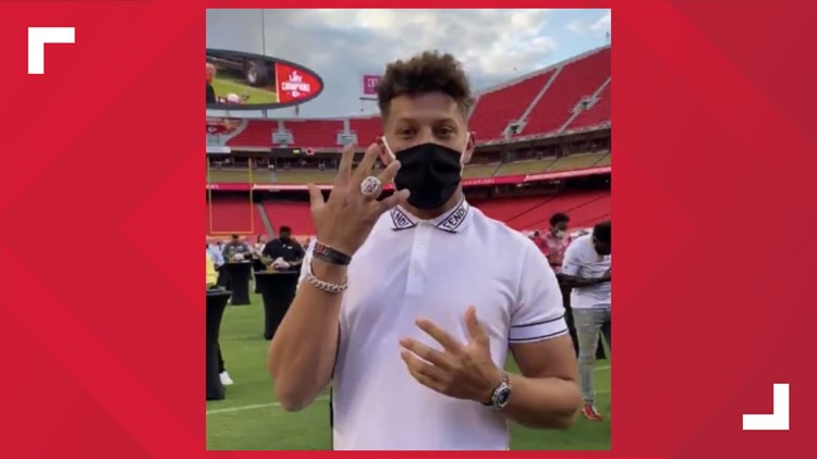 SIMPLY SUPER: Patrick Mahomes gets Super Bowl ring as girlfriend gets  engagement ring