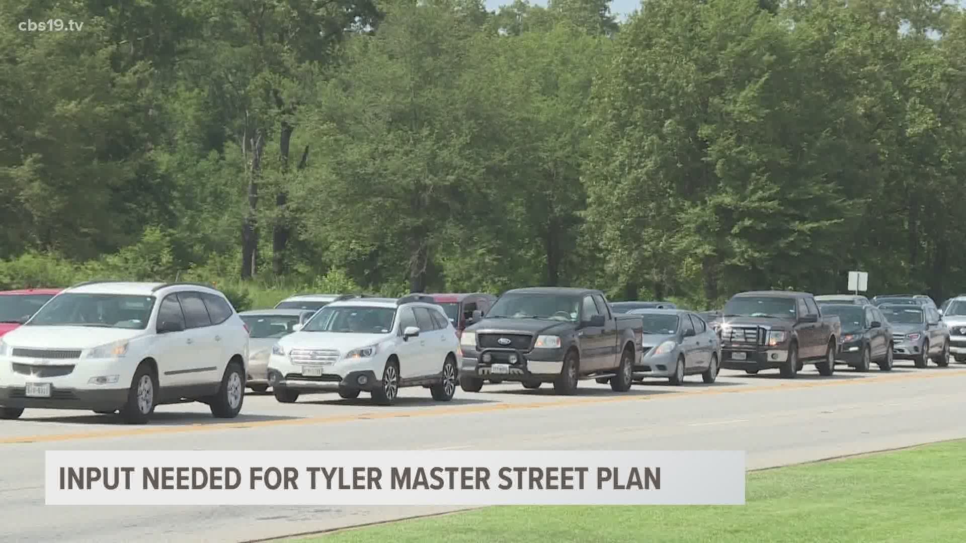 The public is invited to attend two virtual open houses to be held by the Tyler Area Metropolitan Planning Organization to update the Master Street Plan.