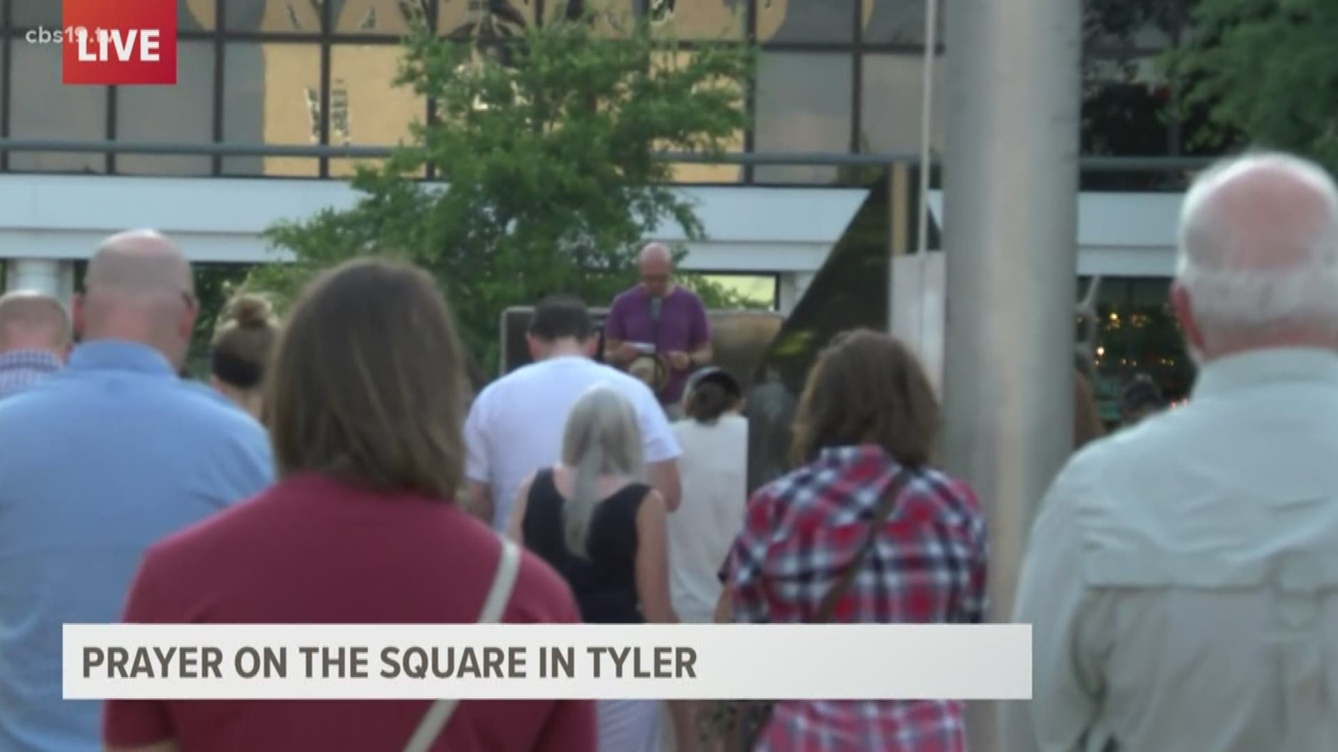 The vigil encouraged the East Texas community to unify during these trying times.