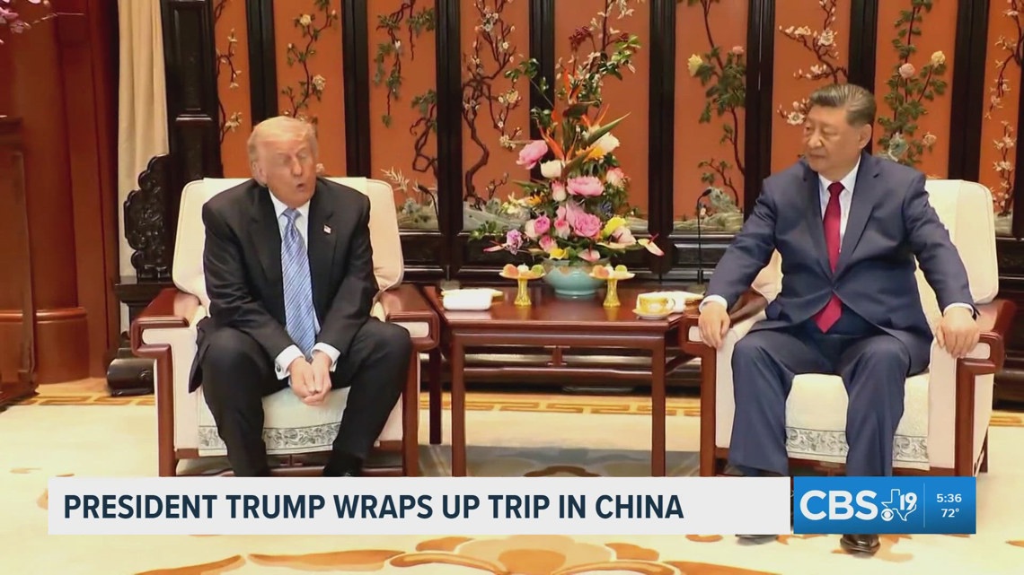 Trump Wraps Trump wraps China summit with focus on Iran, trade and Taiwan | cbs19.tv