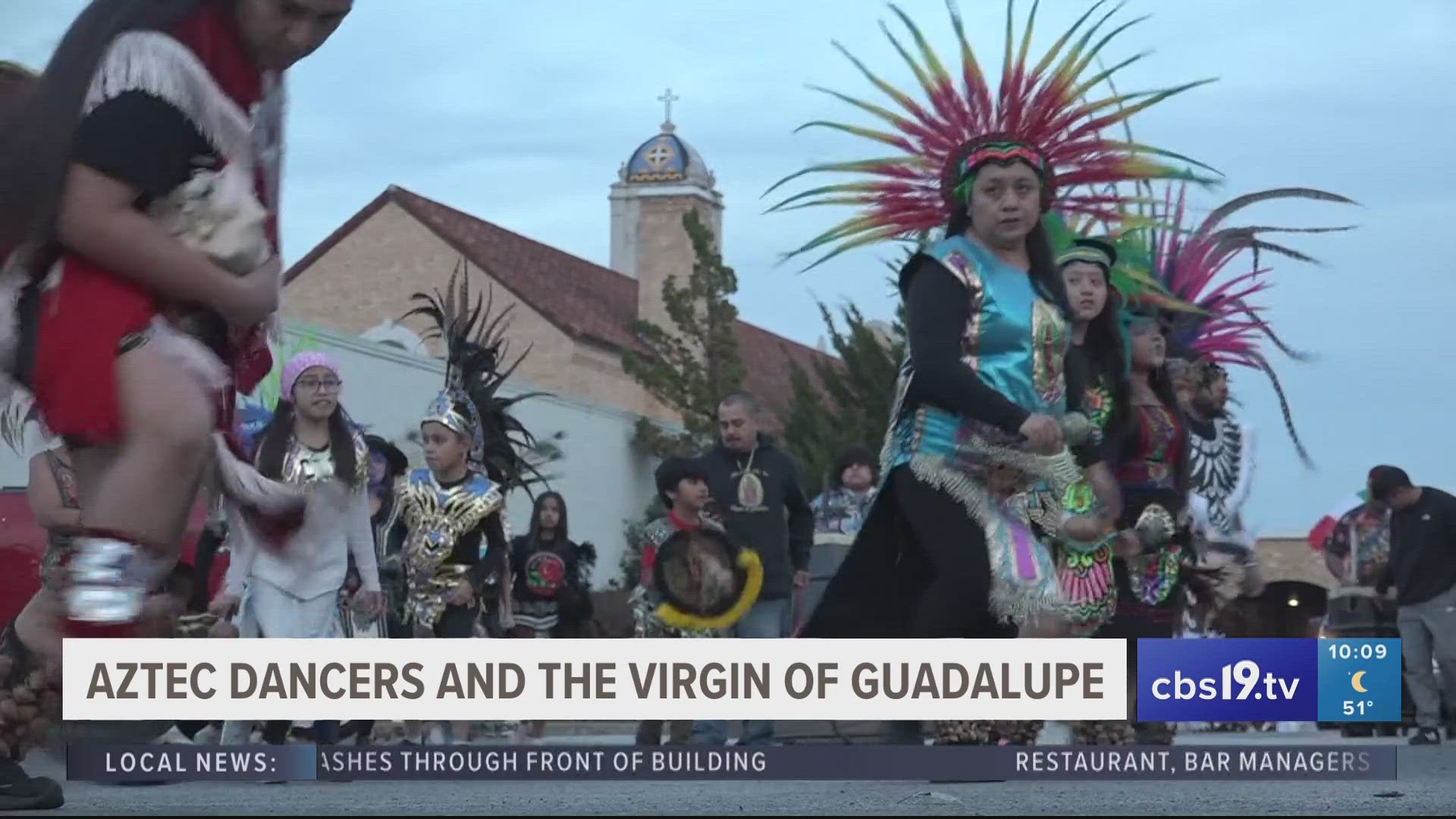 Aztec dancers participate in Our Lady of Guadalupe celebration in Tyler