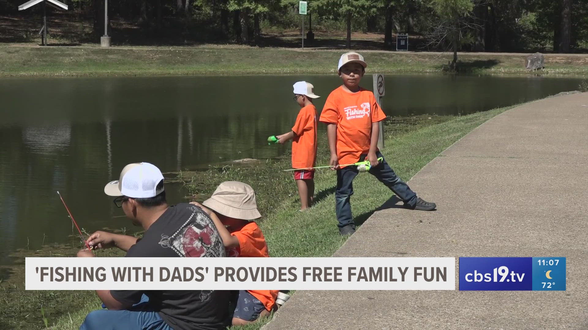 ‘Healthy Start Tyler’ hosts “Fishing with Dads” event to encourage kids to get out and have bonding time with dads. and maybe inspire future anglers.