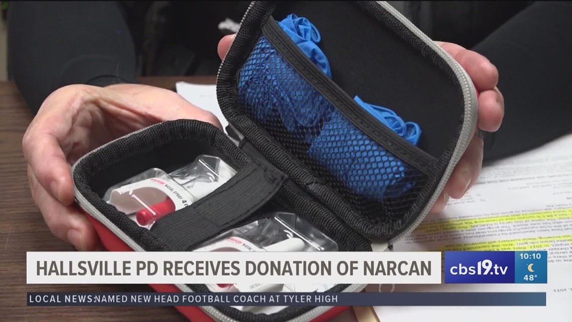 Hallsville Police Department receives generous donation of Narcan from Walmart