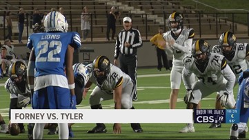 Tyler vs. Forney football game moved to Thursday