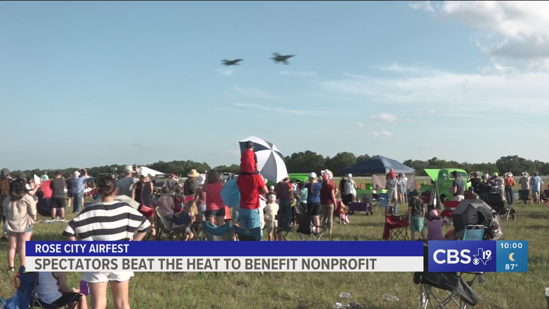 As Tyler faced an excessive heat warning, it didn't prevent visitors from making a huge turn out for the airshow.