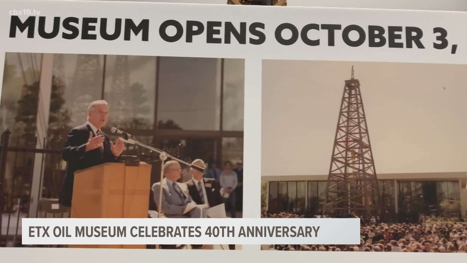 The museum depicts the history of the East Texas Oil Boom. However, the special exhibit talks about the creation of the museum itself.