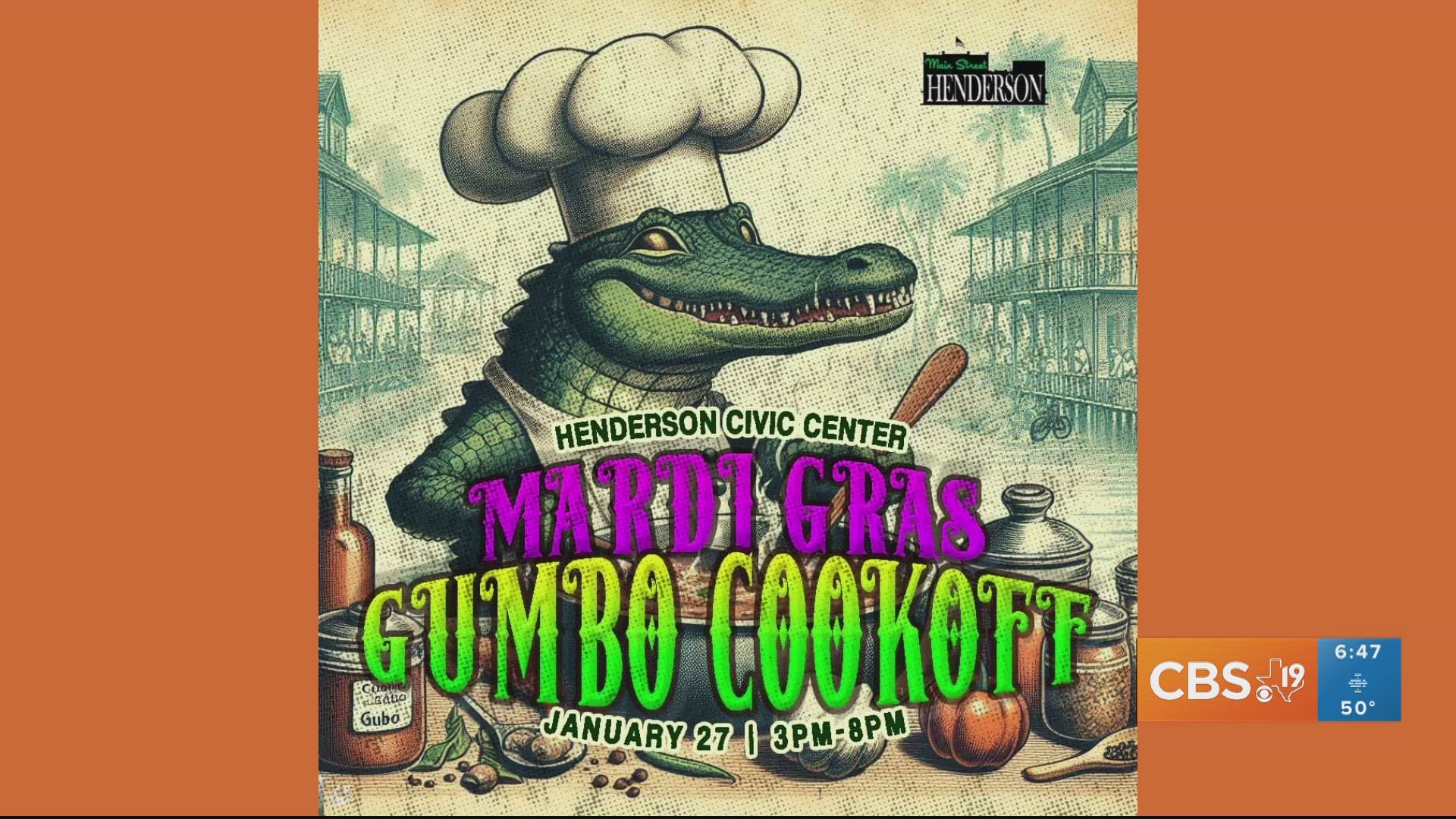 Henderson Civic Center to host Mardi Gras gumbo cookoff this weekend