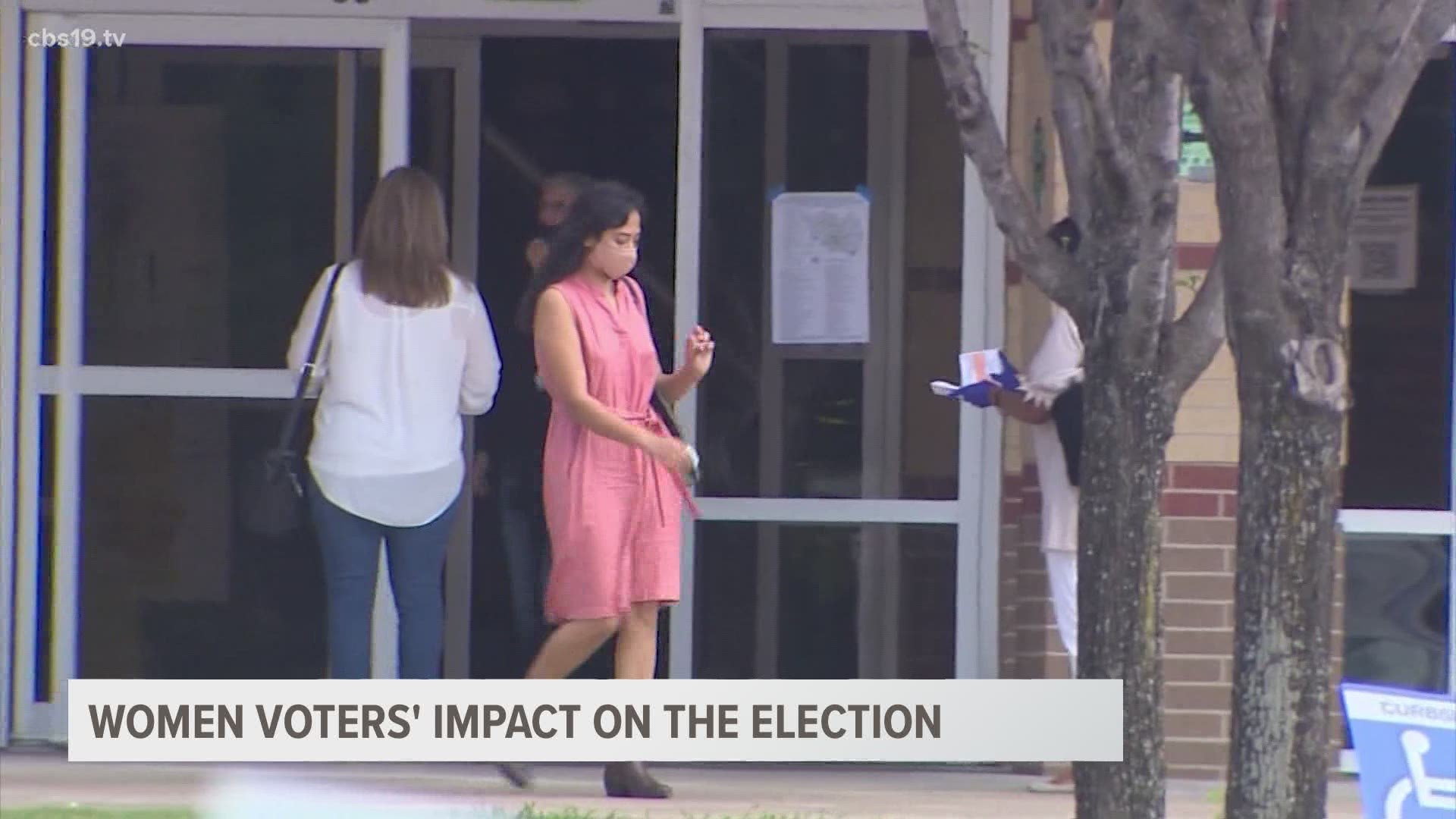 Experts say women voters tend to show up to the polls more than their male counterparts.