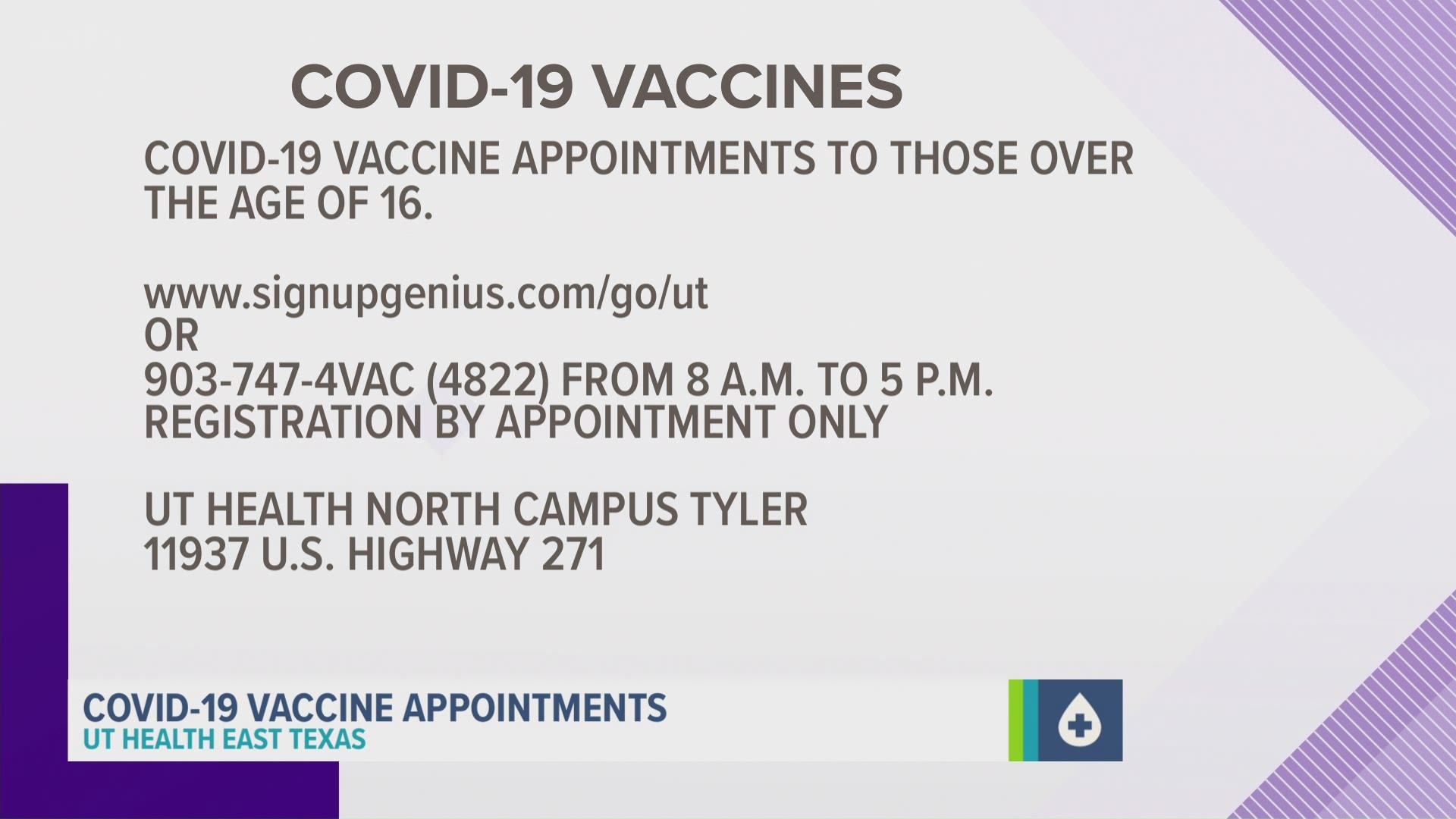On March 29, the COVID-19 vaccine will be available to all Texans 16 and older.