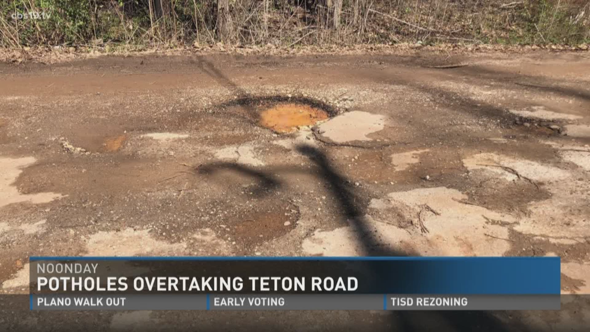 Damaged road plagues East Texas neighborhood