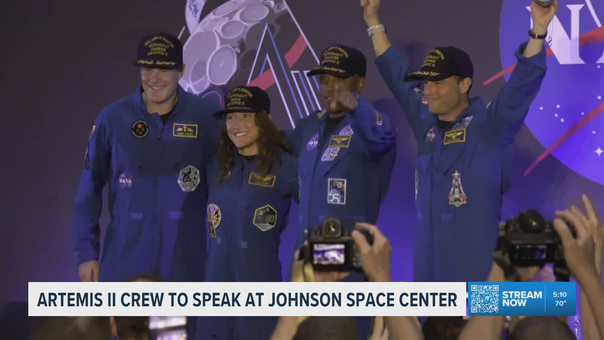 Artemis II astronauts to speak after historic lunar mission | cbs19.tv