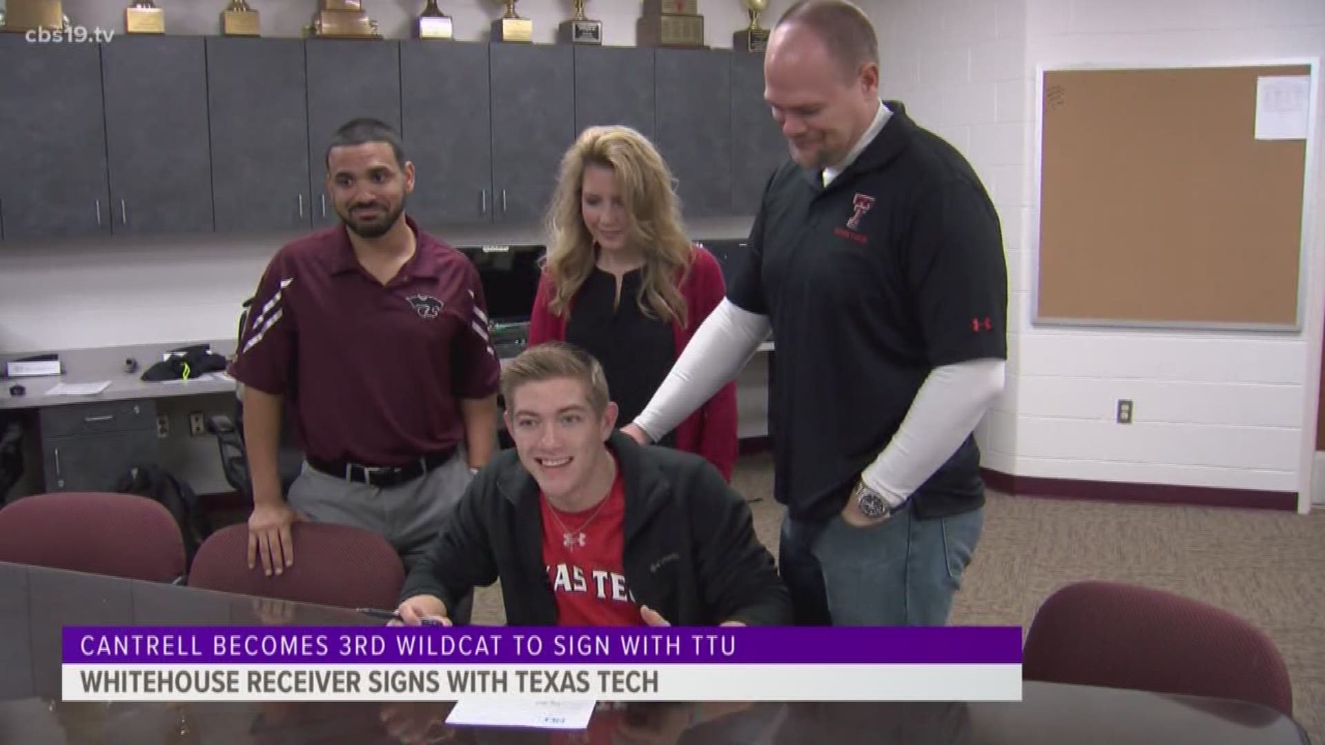 Cameron Cantrell signs with Texas Tech | cbs19.tv