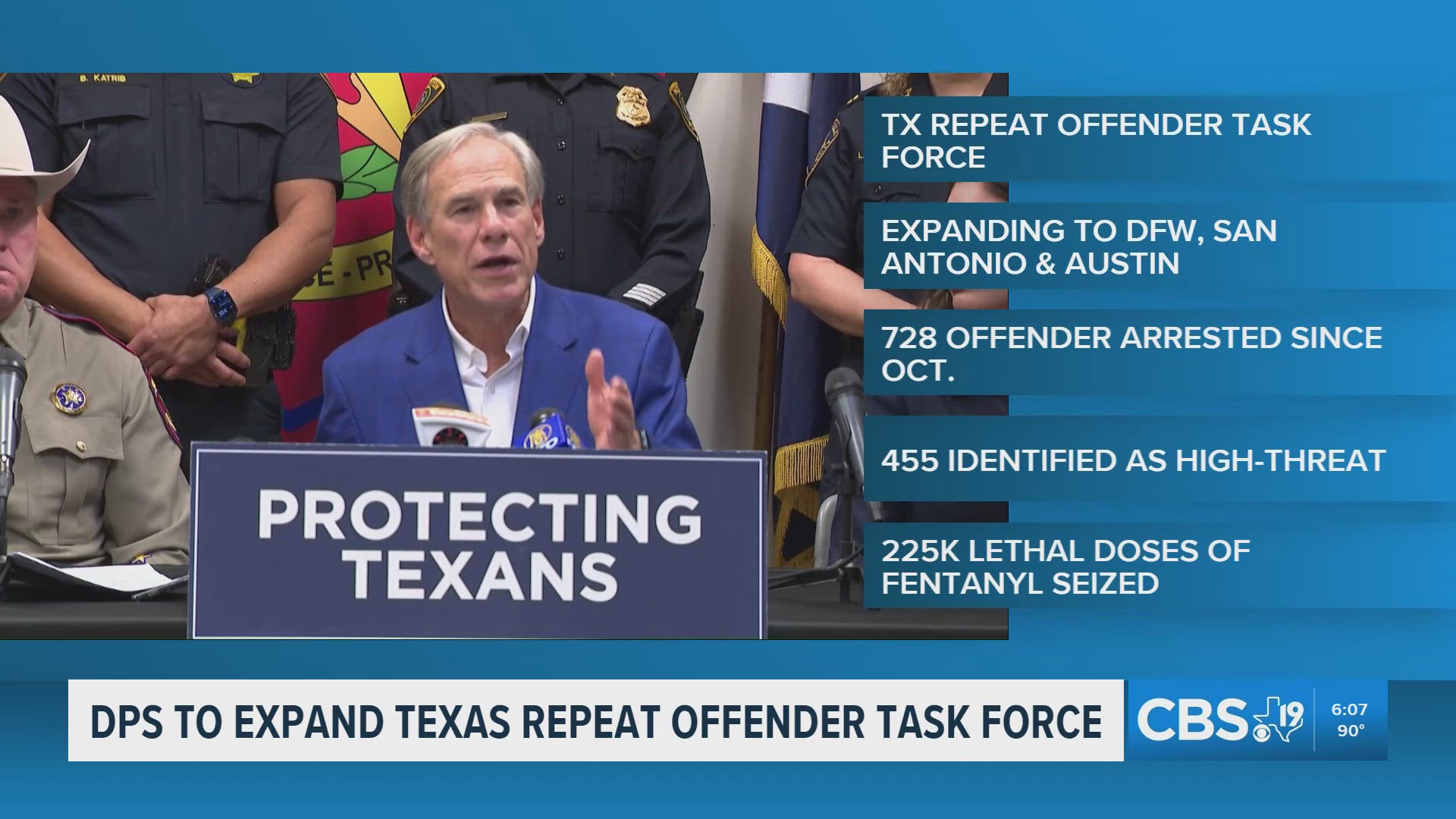 Texas expands repeat offender task force to major metro areas | cbs19.tv