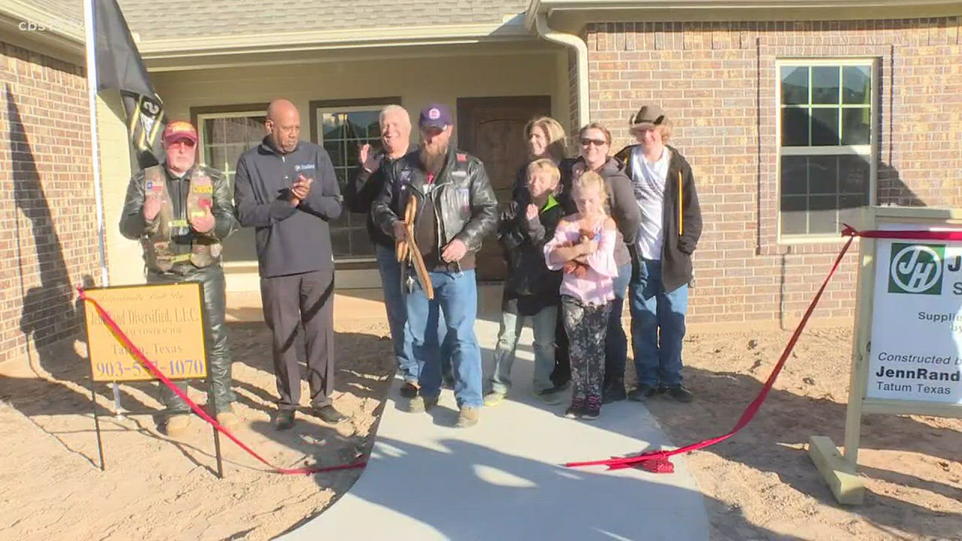 Operation Finally Home presents home to Army VeteranReporter- Kenley Hargett