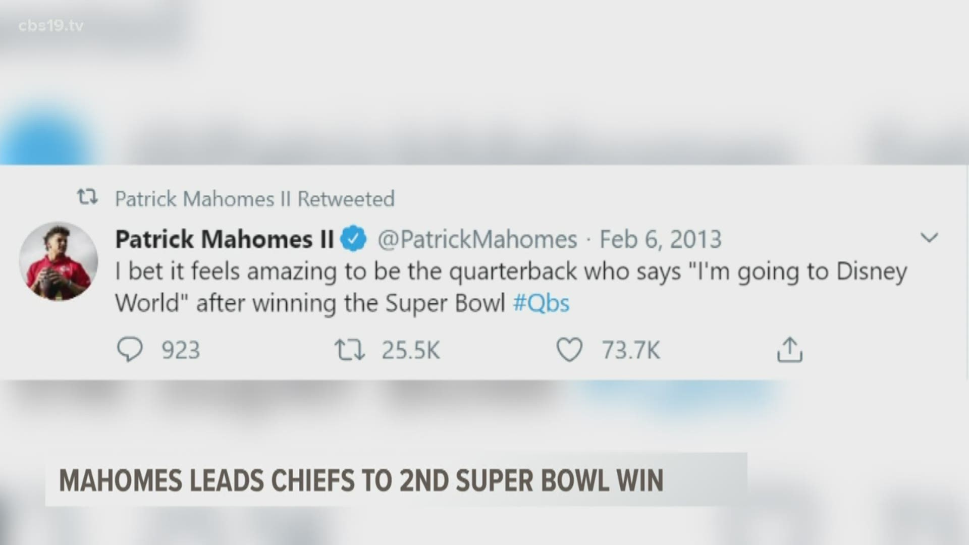 Mahomes and Chiefs win Super Bowl LIV