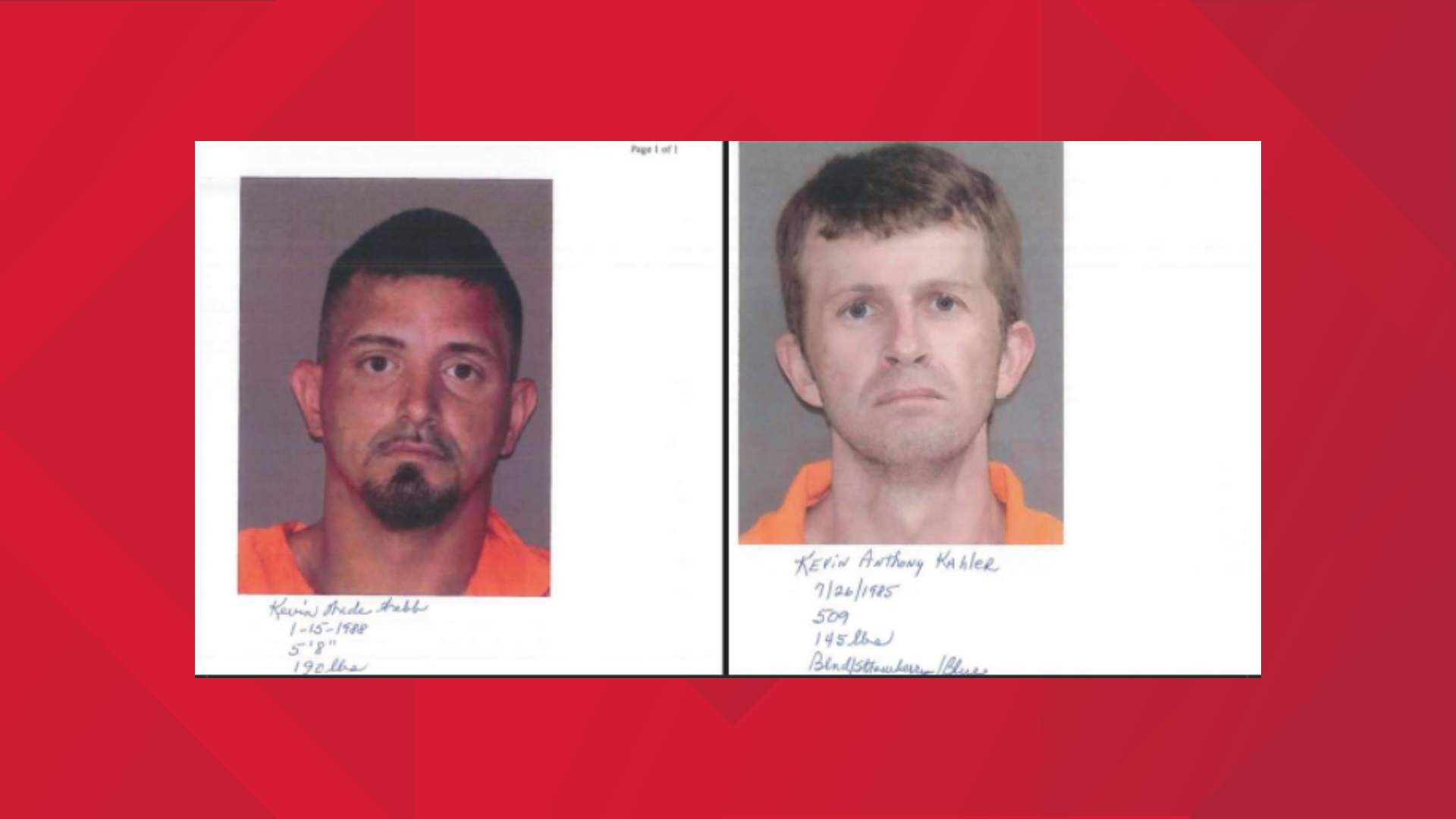 Escaped inmate last seen at Cherokee and Anderson County Line cbs19.tv