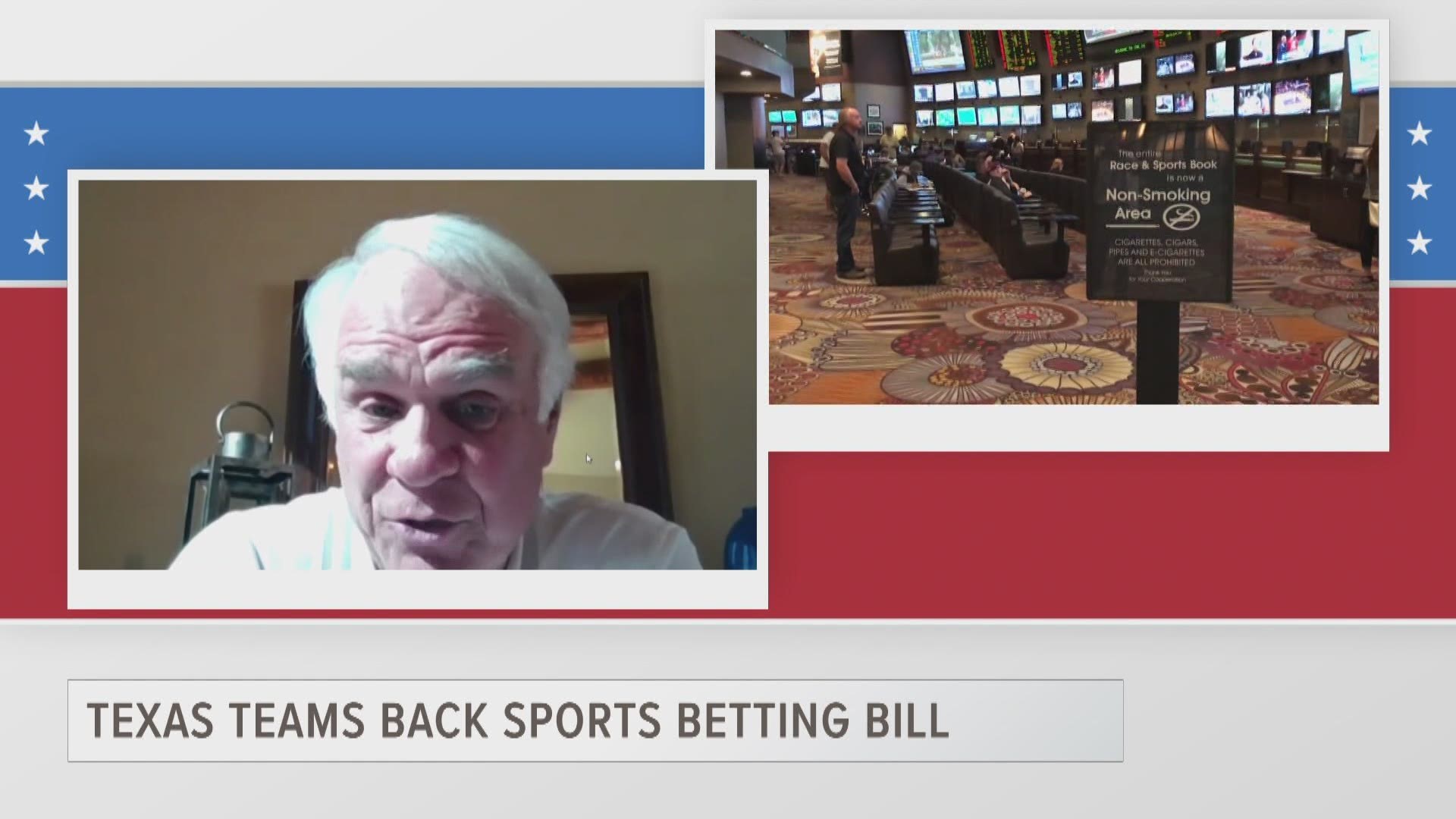 Jim Lites, Chairman of the Dallas Stars, explains why the Stars and all other major pro sports teams in Texas back a bill to legalize sports betting