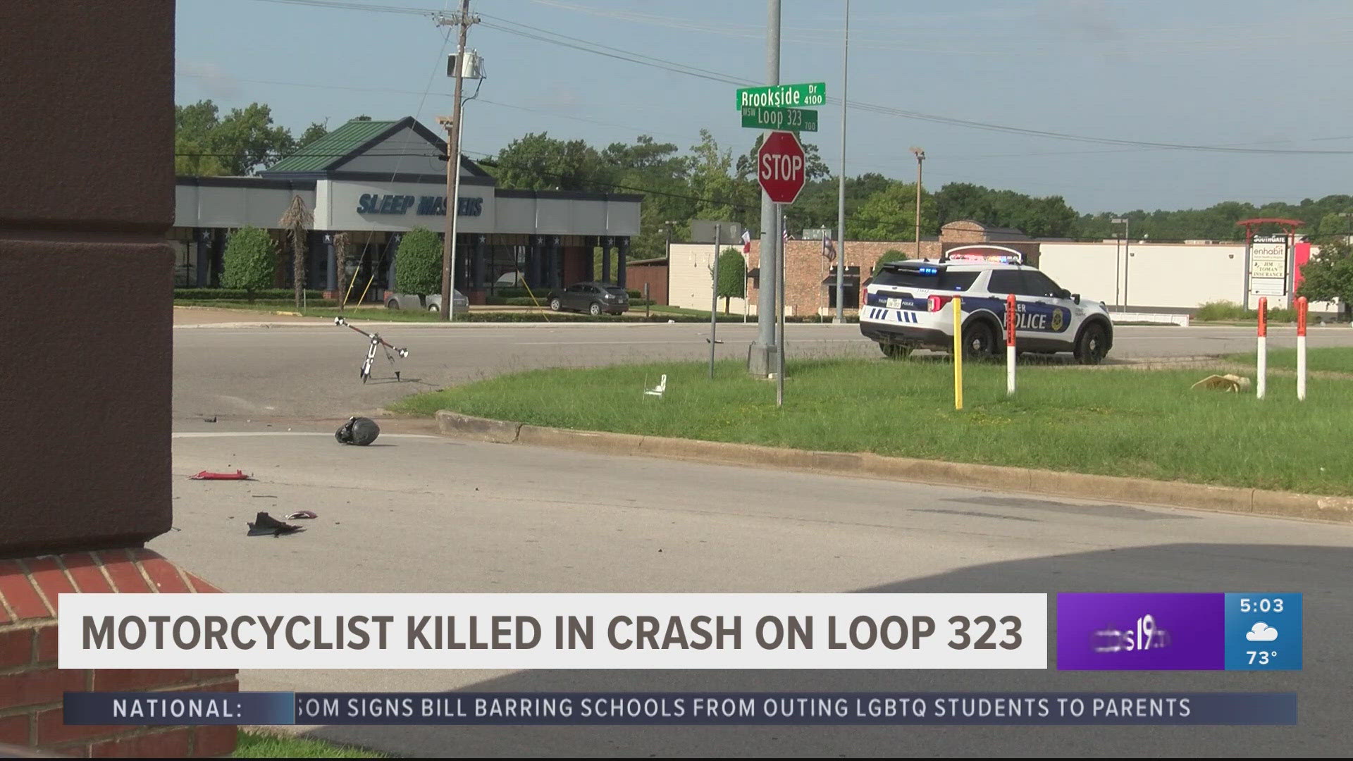 Motorcyclist killed in crash on Loop 323