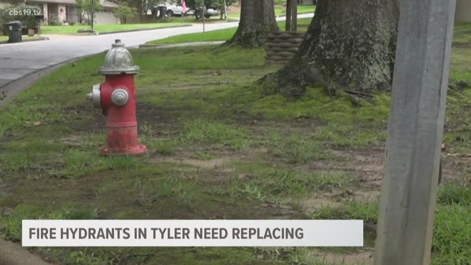 After water started coming up from beneath his fire hydrant, John Burnley started contacting the city. They came out multiple times but it was still an issue. Now his hydrant is replaced and we've heard about other hydrants in the city needing to be replaced.