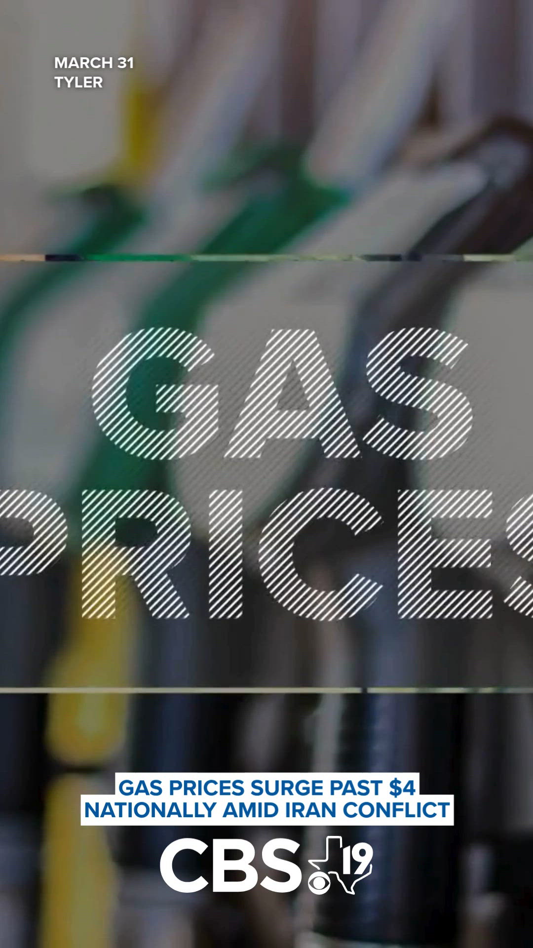 Gas prices surge past $4 nationally amid Iran conflict | cbs19.tv