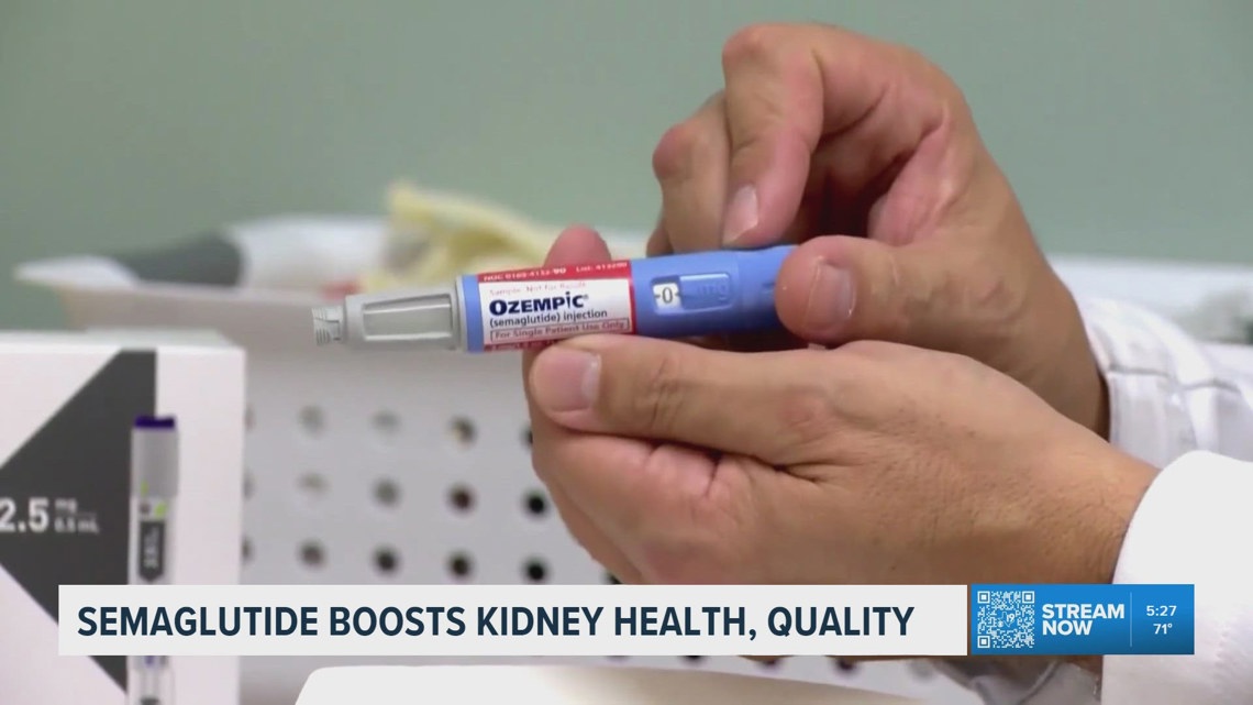 Study links semaglutide to improved outcomes in kidney disease