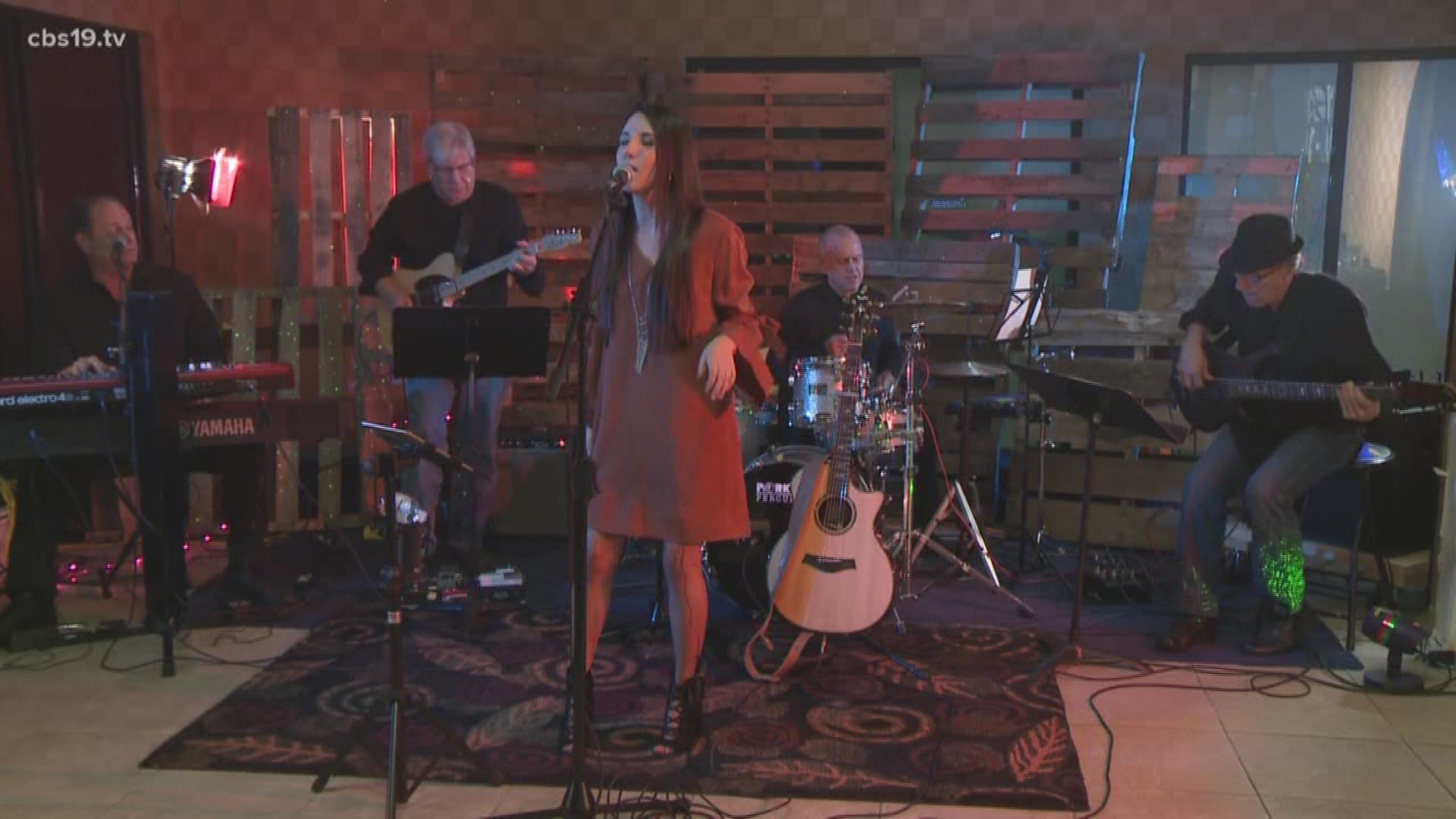 Amy Holden and her band perform on Music Monday.