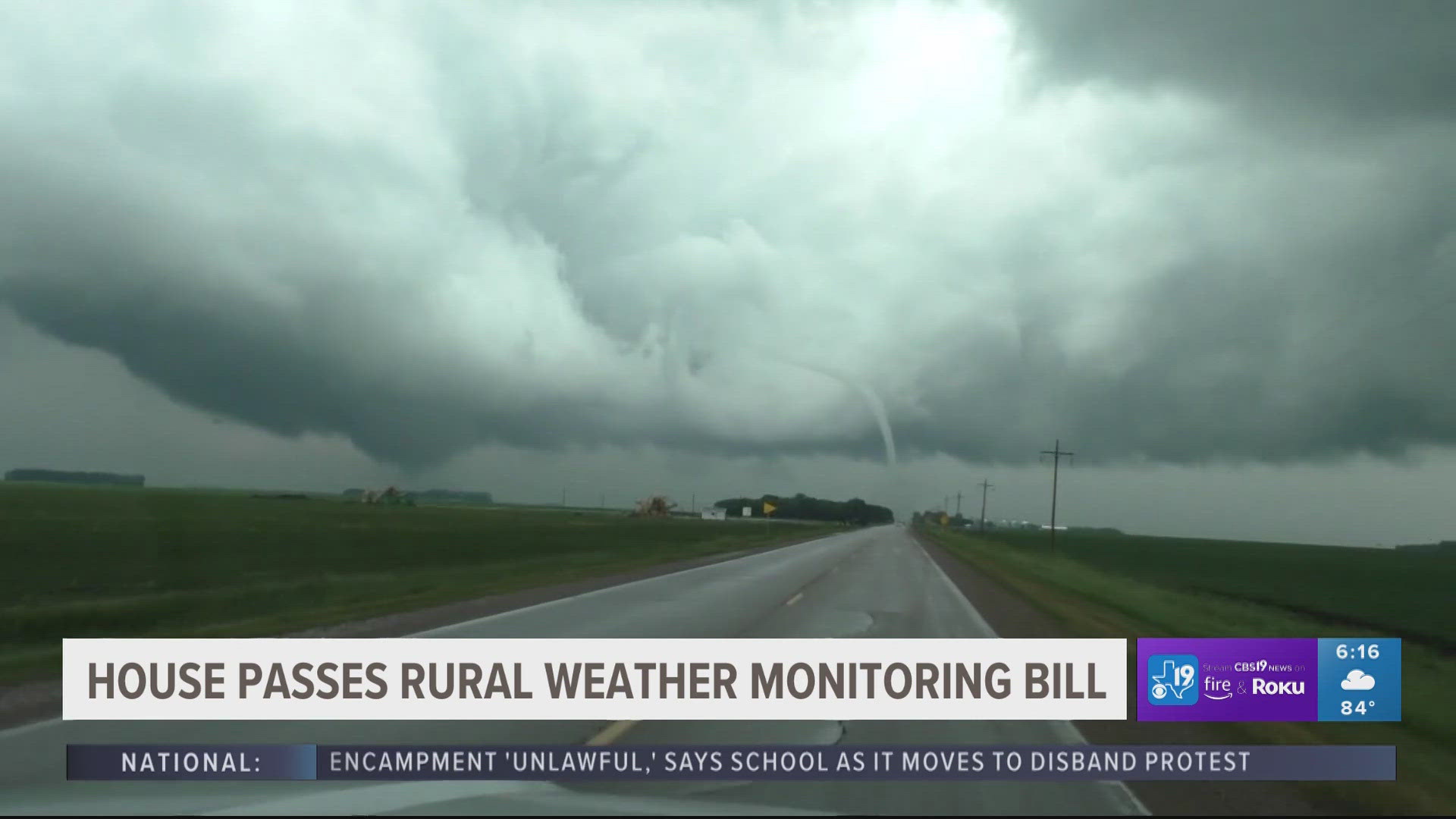 Bill seeking to close rural weather radar gaps like in East Texas passes in U.S. House